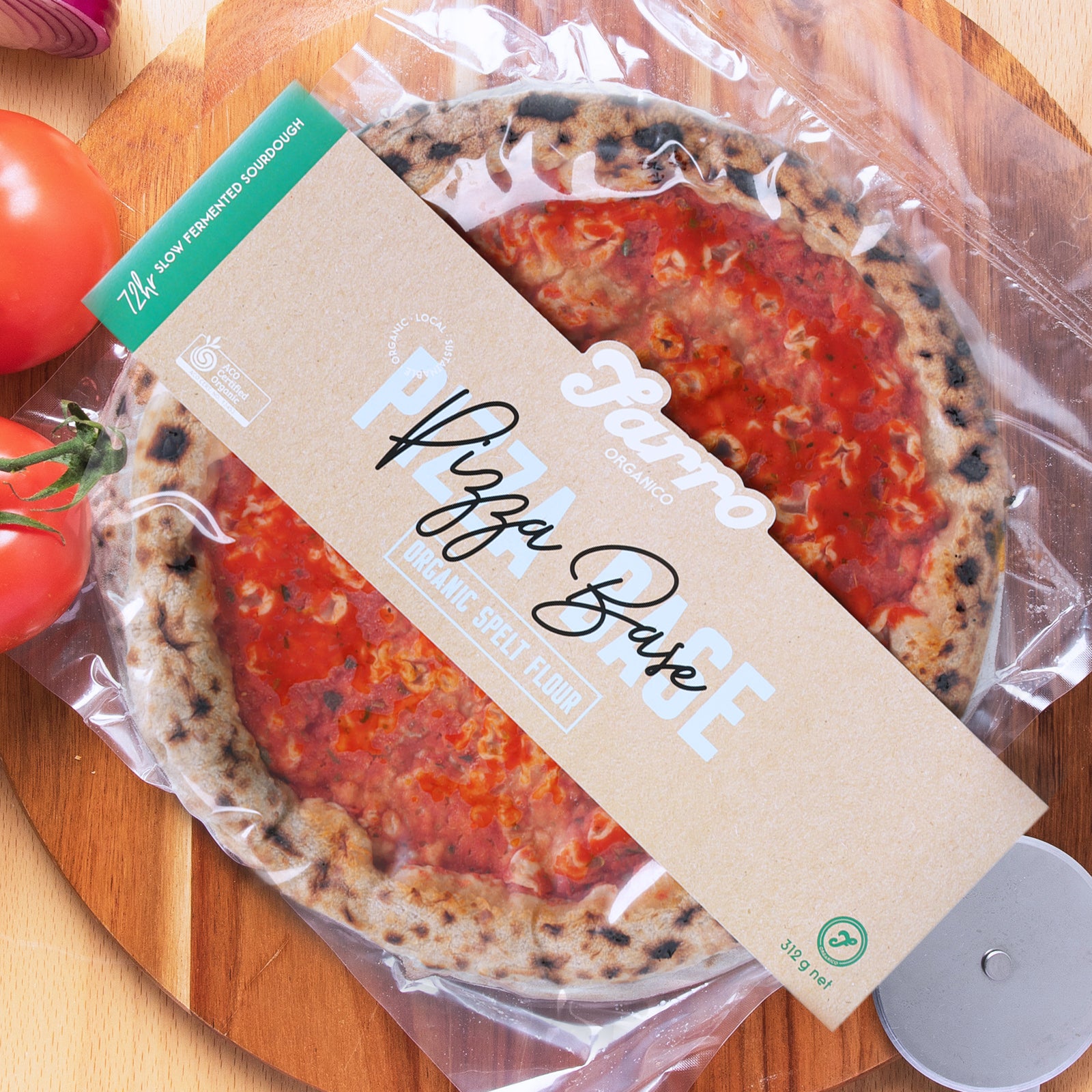 有機 JAS オーガニック 無添加 冷凍 ピザ ベース スペルト小麦使用 オーストラリア産 (25cm) ホライズンファームズ