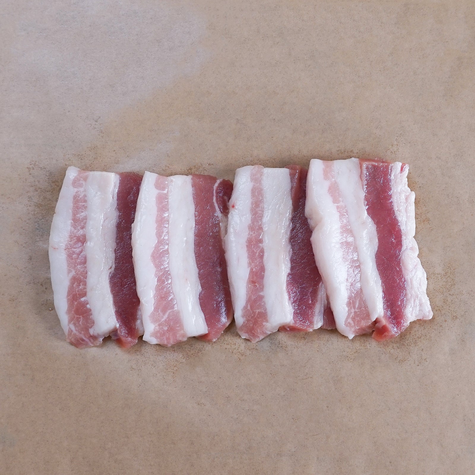 放牧 黒豚 放牧豚 豚バラ 厚切り スライス 焼肉用 (100g) ホライズンファームズ