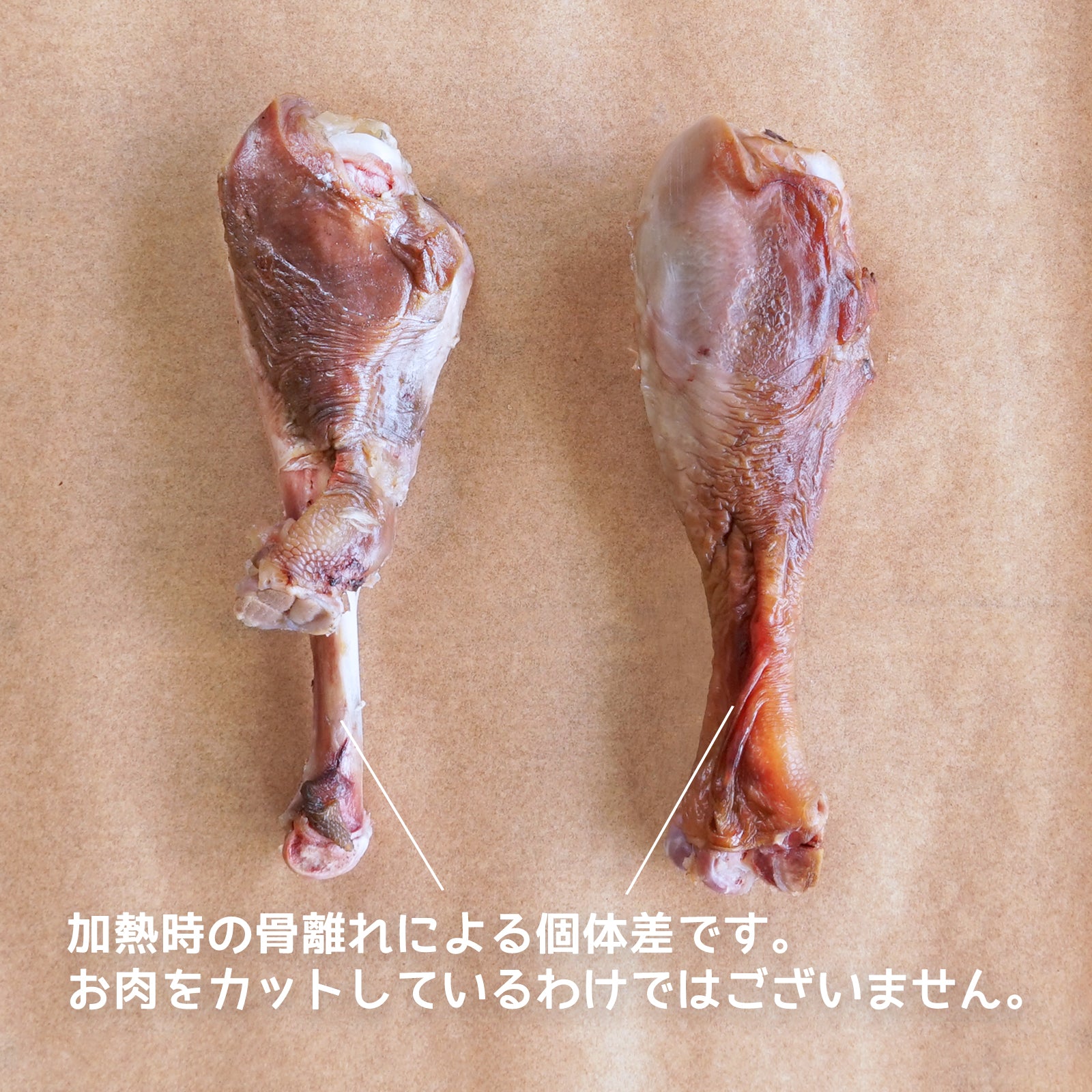 無添加 砂糖不使用 放牧 ターキー レッグ スモーク 七面鳥 ニュージーランド産 (1本) ホライズンファームズ