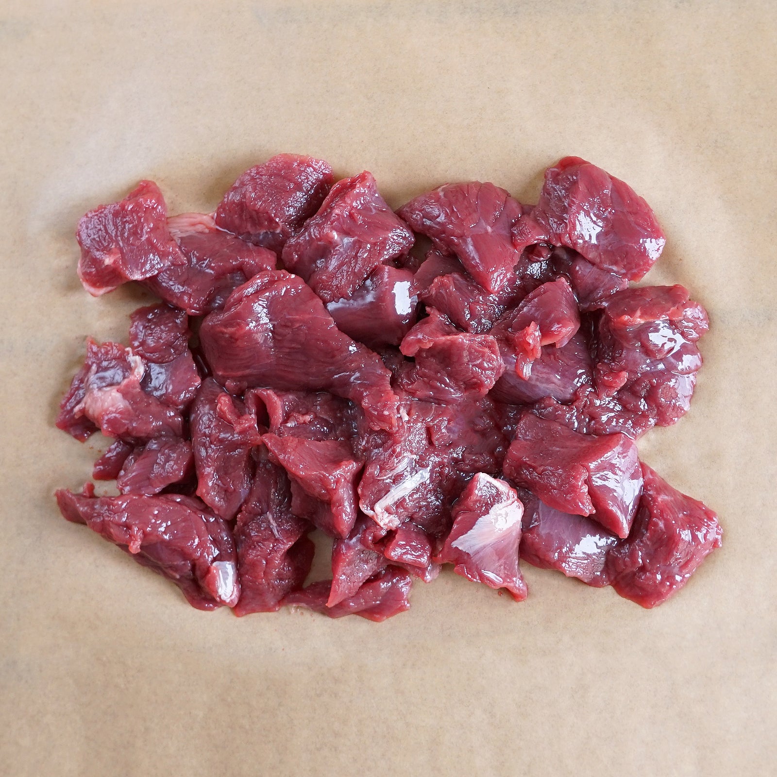 ジビエ 野生 高品質 赤身 低脂肪 カンガルー肉 レッグ シチューカット オーストラリア産 (200g) ホライズンファームズ