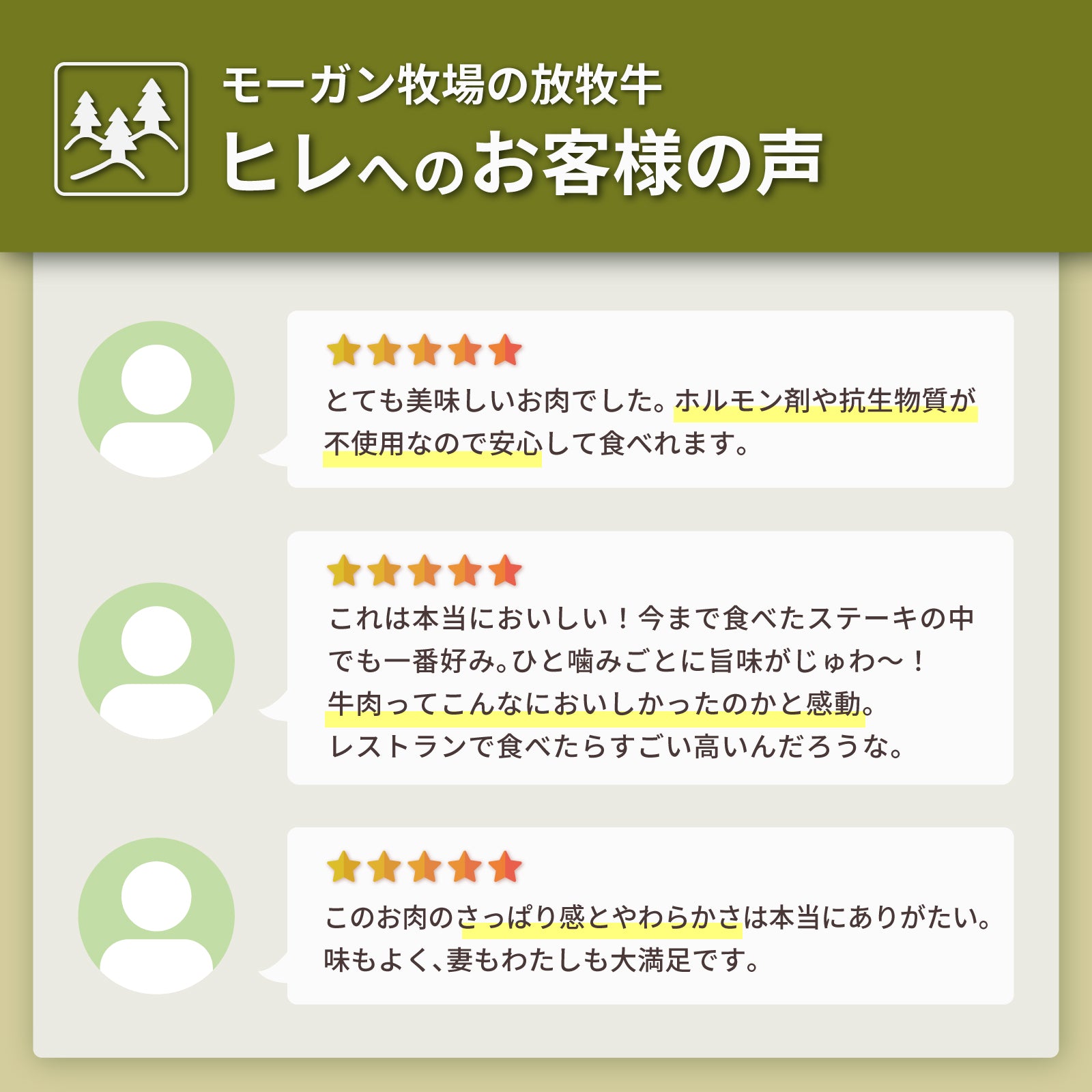 モーガン牧場ビーフ 最高品質 ヒレ ステーキ (150g) ホライズンファームズ