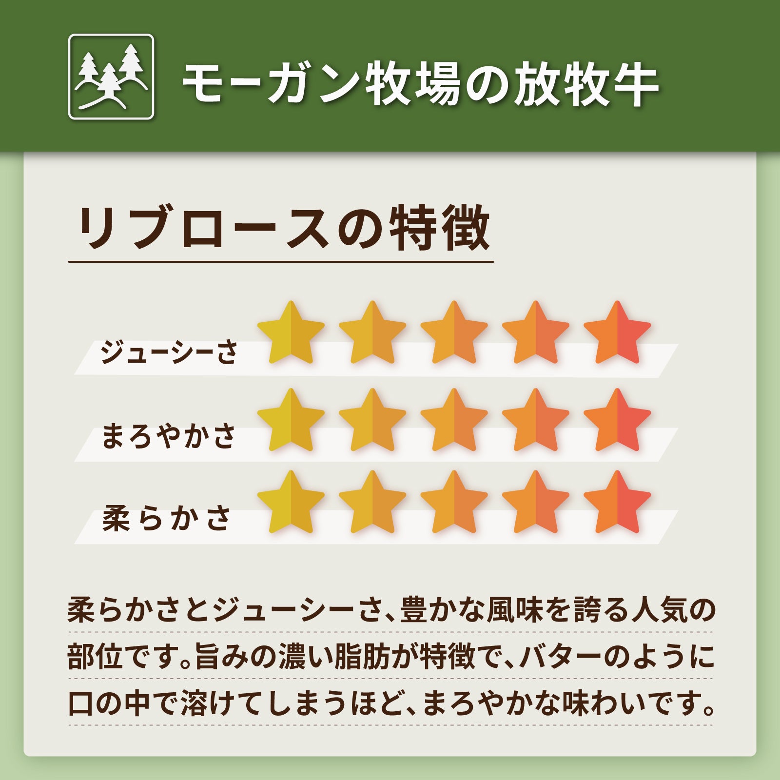 モーガン牧場ビーフ USDA プライム リブロース ステーキ (200g) ホライズンファームズ