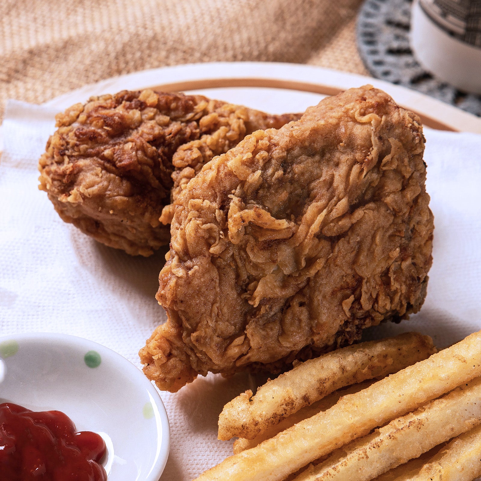 ニュージーランド産 有機 オーガニック チキン 骨付きもも肉 フリーレンジ 放し飼い 鶏肉 (400g) ホライズンファームズ