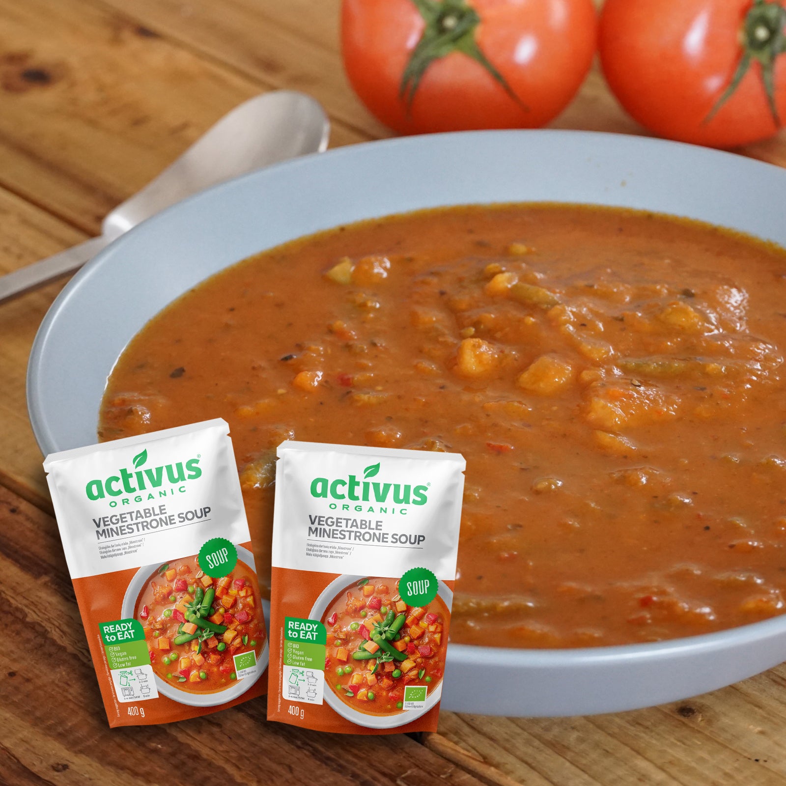 有機 JAS オーガニック ミネストローネ 野菜スープ リトアニア産 (800g) ホライズンファームズ