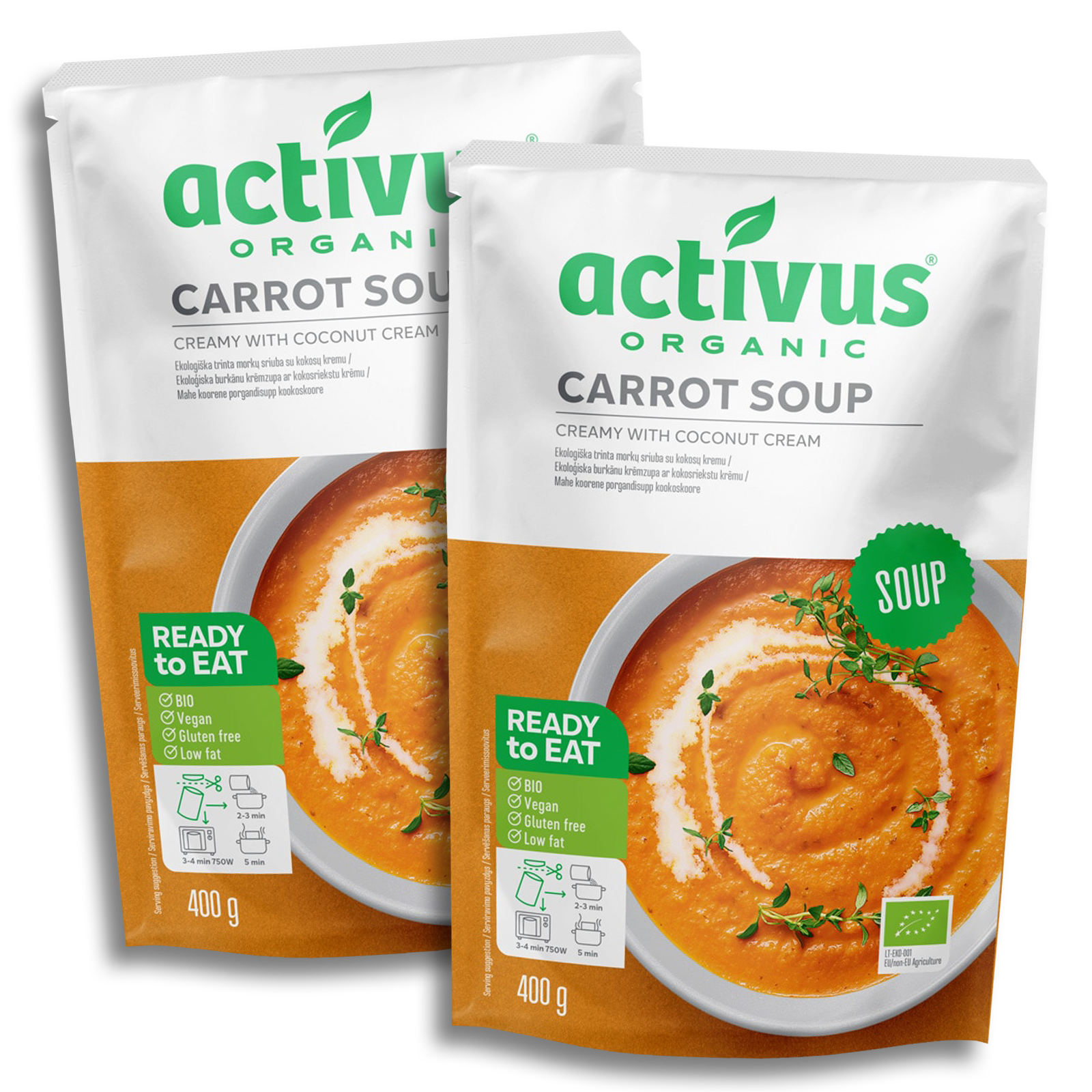 有機 JAS オーガニック キャロットスープ リトアニア産 (800g) ホライズンファームズ