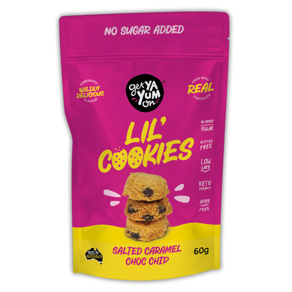 グルテンフリークッキー 塩キャラメル チョコチップ 砂糖不使用 (60g