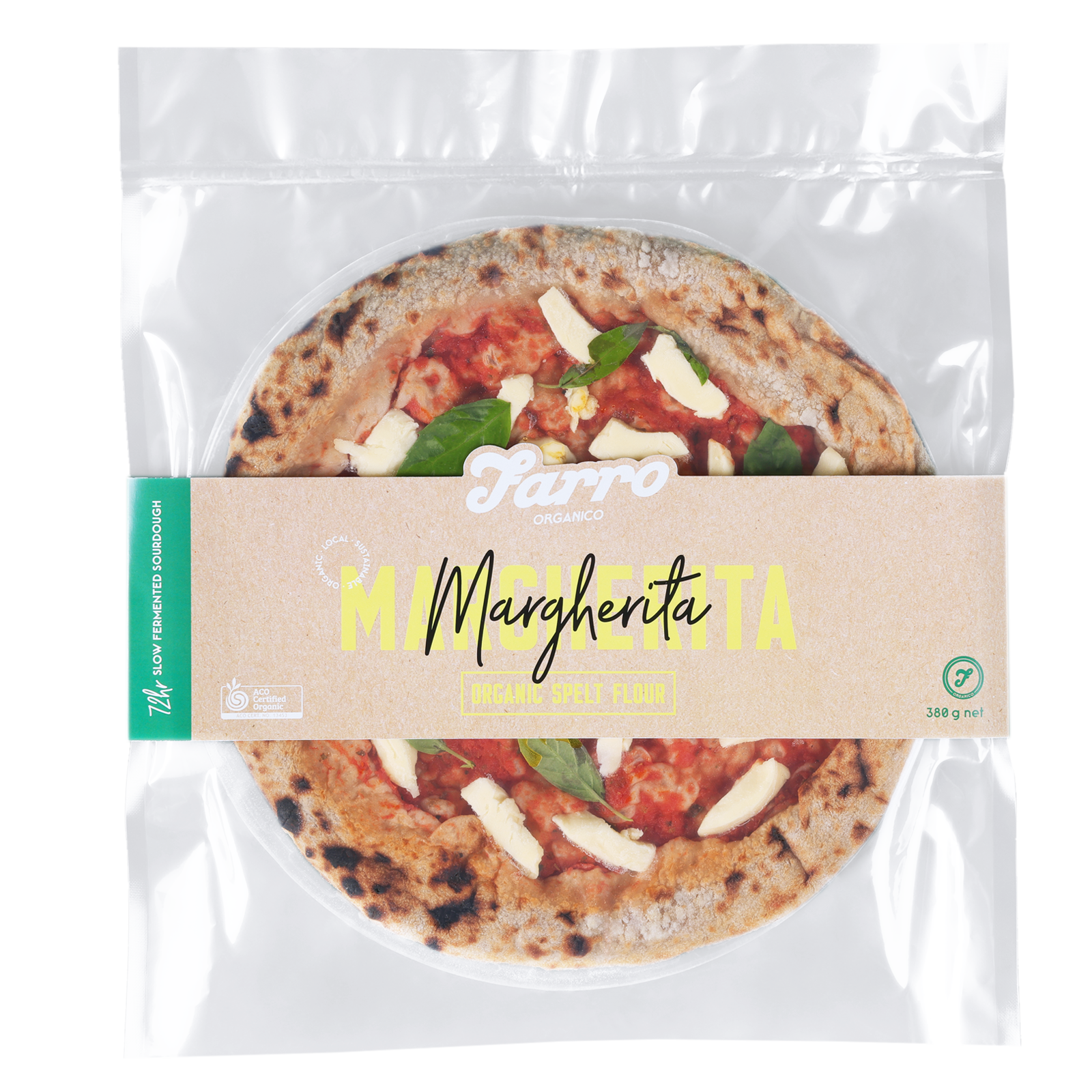 有機 JAS オーガニック 無添加 冷凍 ピザ マルゲリータ スペルト小麦使用 オーストラリア産 (25cm) ホライズンファームズ