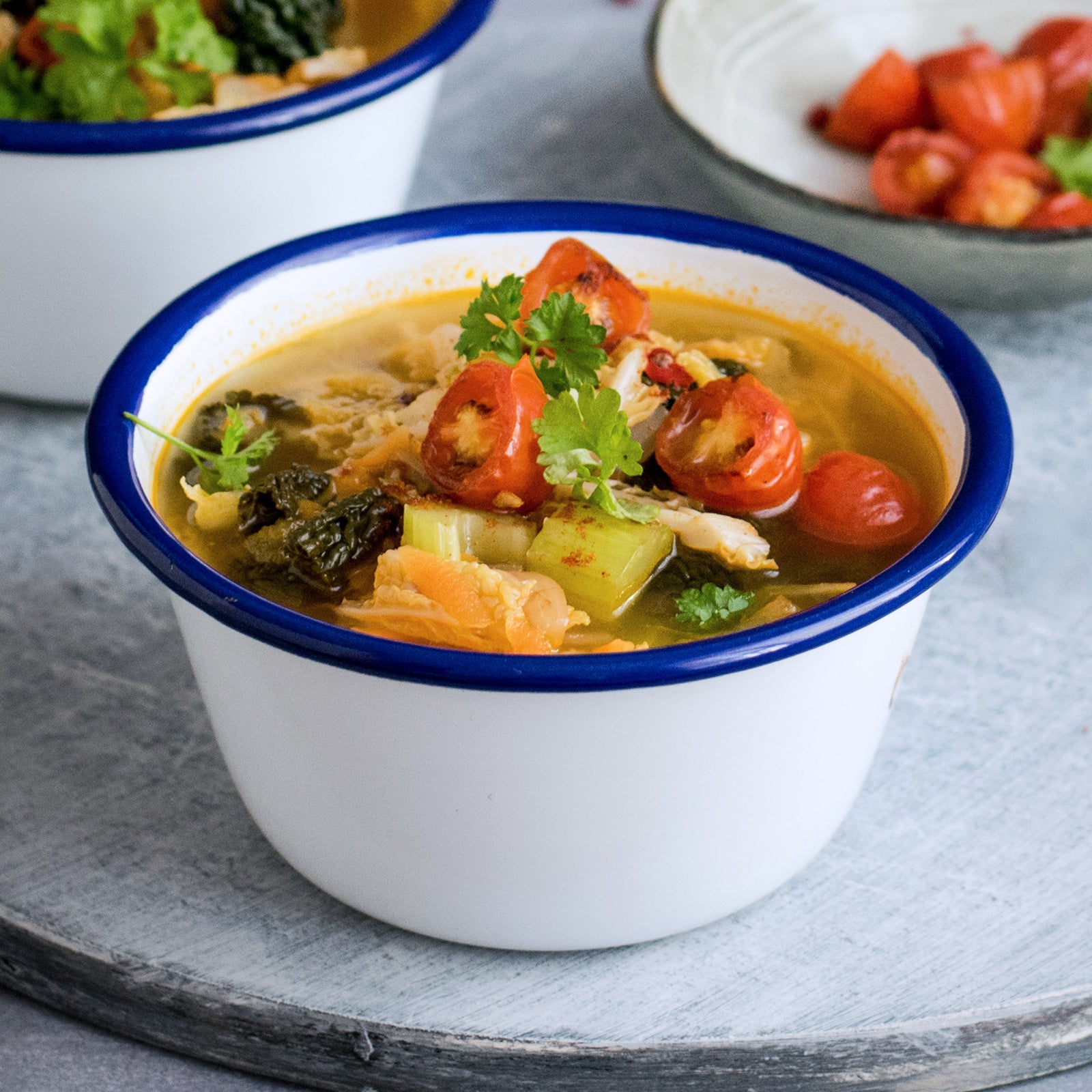 有機 JAS オーガニック 放牧 チキン ボーンブロス & 野菜 スープ パウダー 粉末タイプ (100g・14杯分) ホライズンファームズ