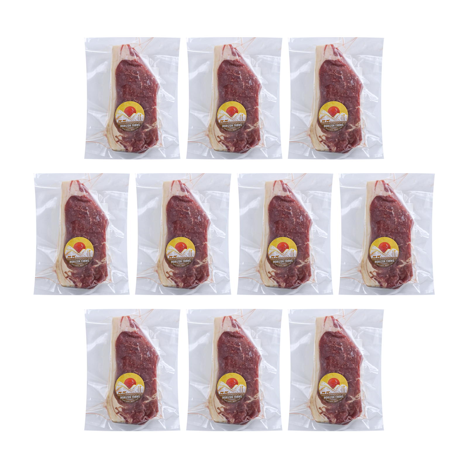 グラスフェッドビーフ 牛肉 サーロインステーキ 詰め合わせセット ニュージーランド産 牧草牛 合計10点 (2kg) ホライズンファームズ