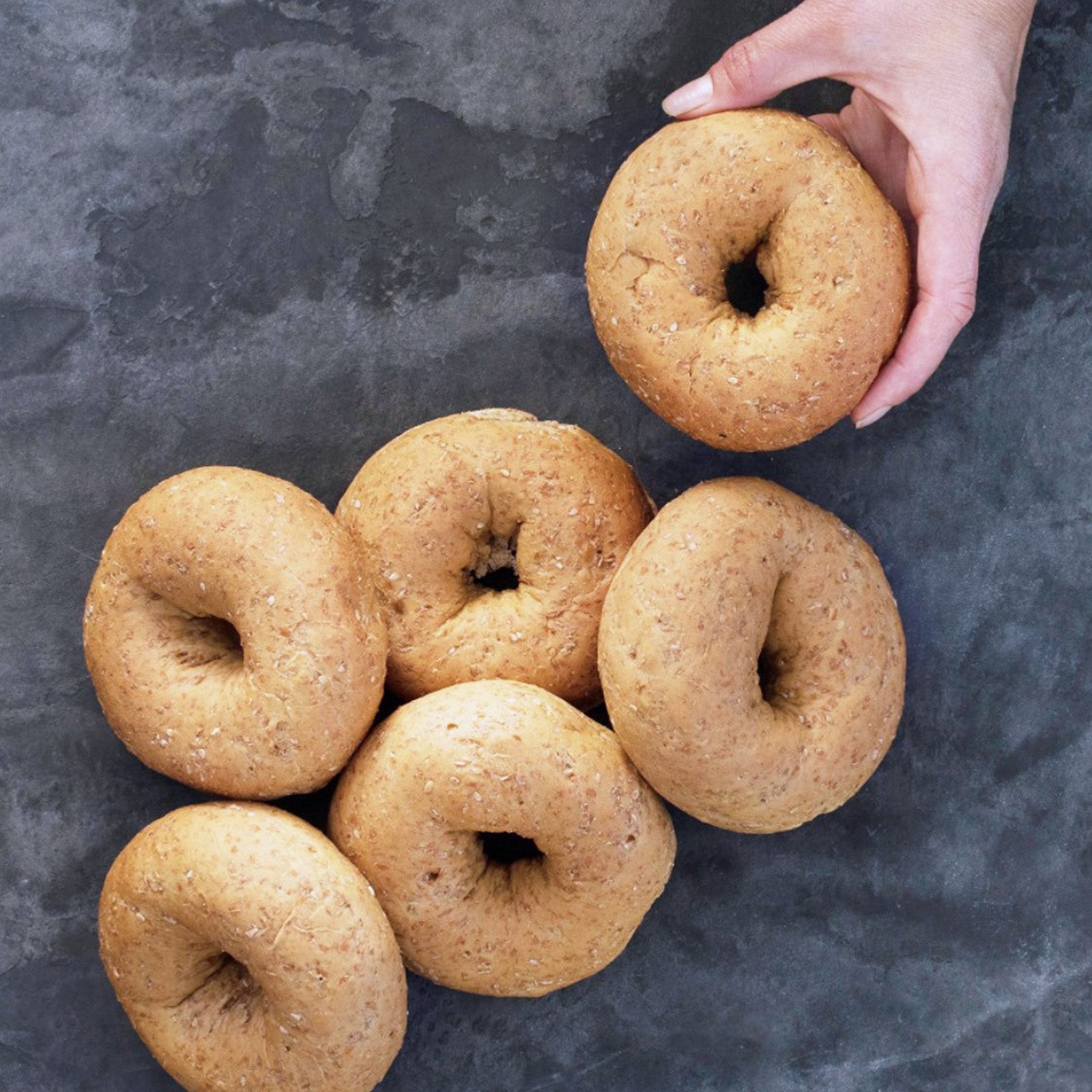 有機 JAS オーガニック 発芽小麦 スプラウト ベーグル パン 乳製品不使用 (6個) ホライズンファームズ