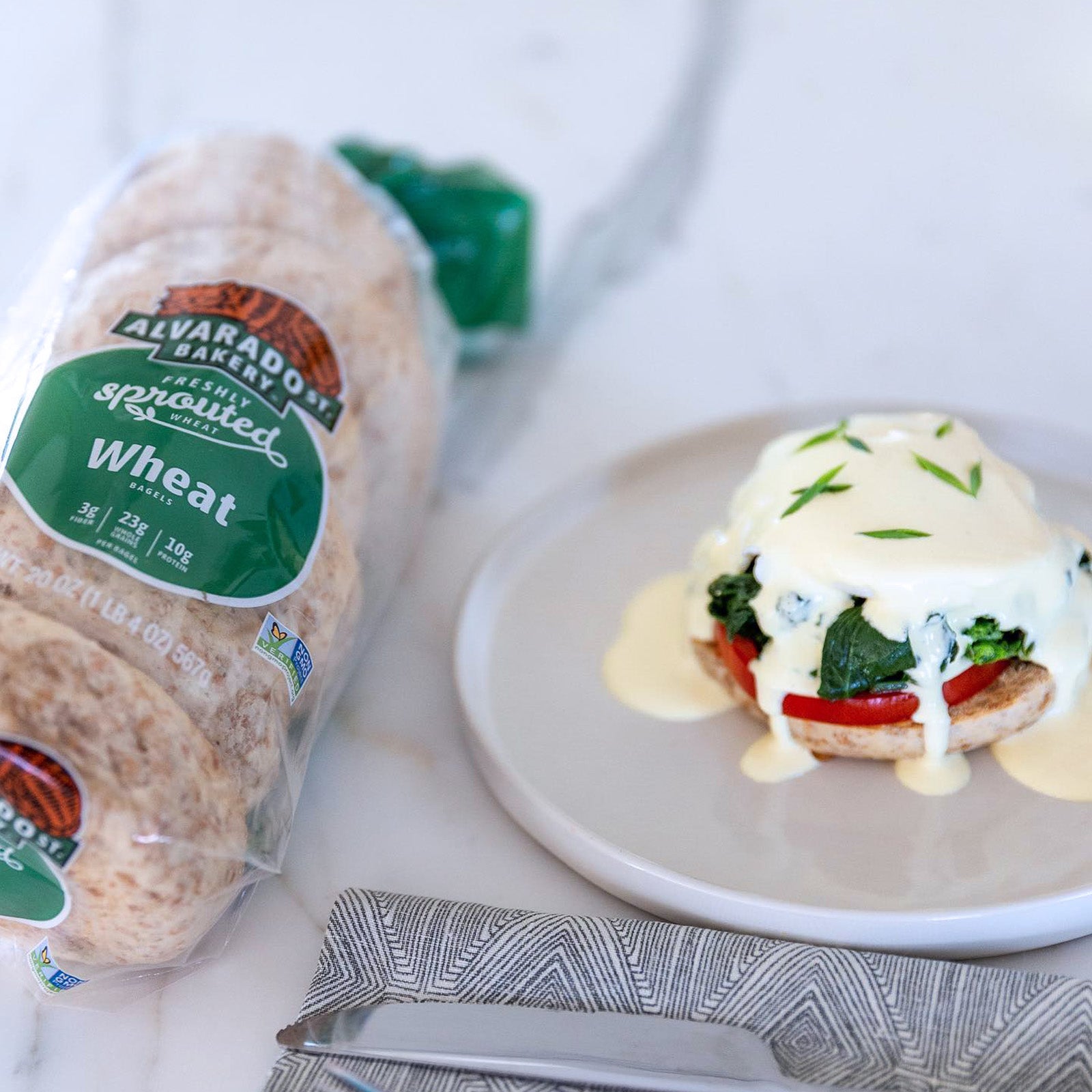 有機 JAS オーガニック 発芽小麦 スプラウト ベーグル パン 乳製品不使用 (6個) ホライズンファームズ