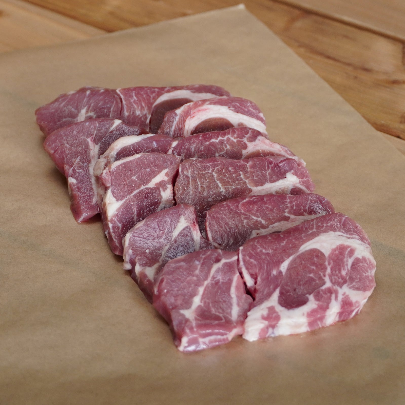 ニュージーランド産 ラム肉 ラムショルダー 焼肉用 厚切り スライス (300g) ホライズンファームズ