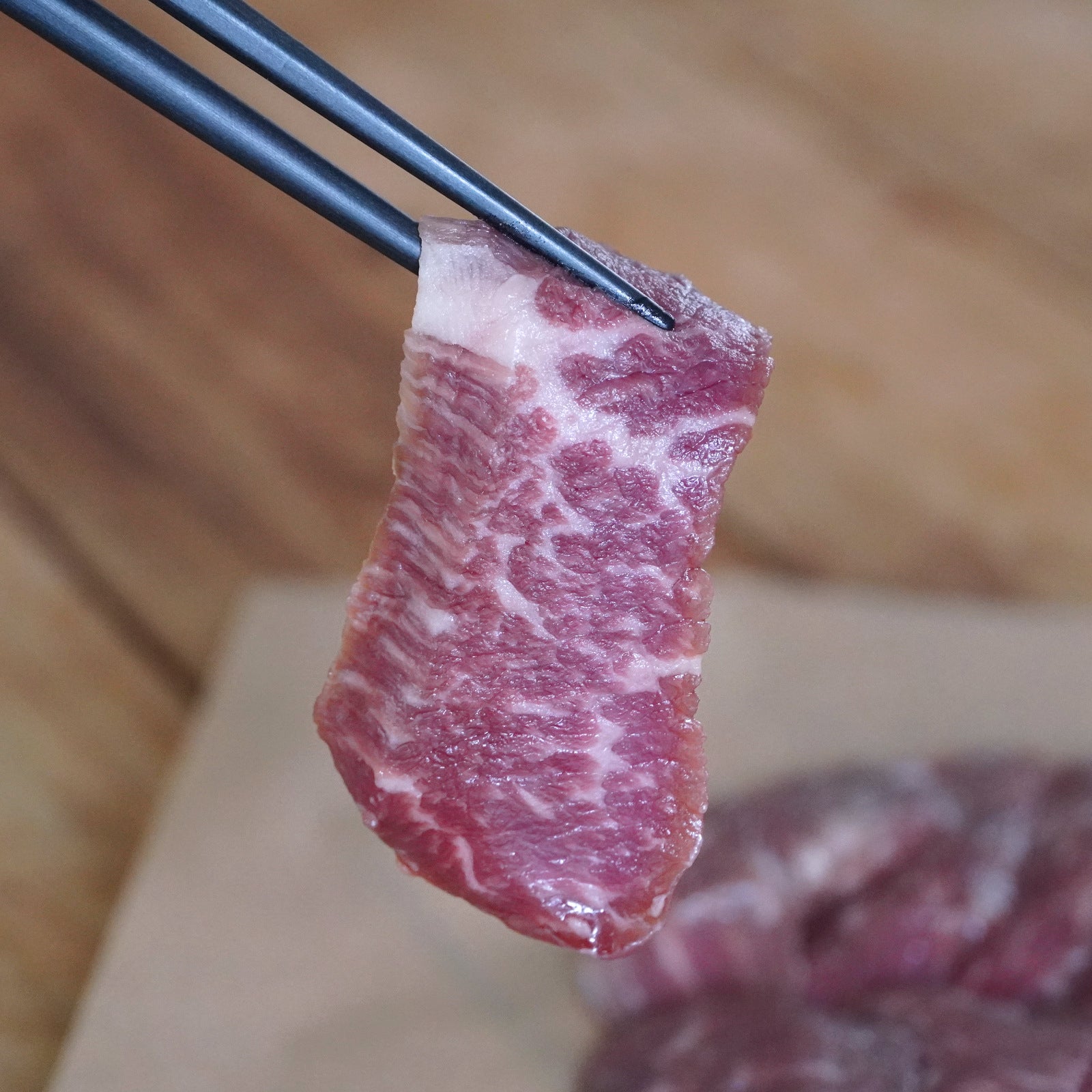 モーガン牧場ビーフ USDA チョイス カルビ 焼肉用 スライス (200g) ホライズンファームズ