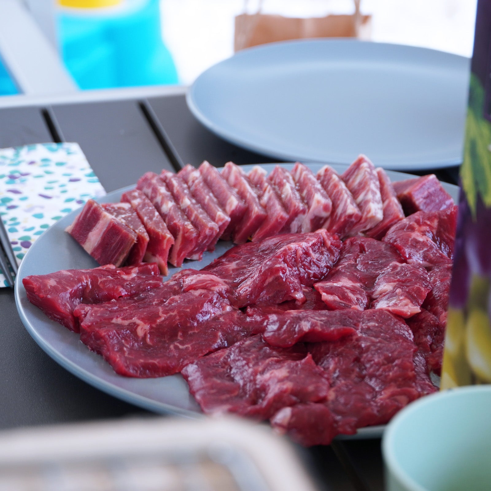 グレインフェッドビーフ トモサンカク 焼肉用 スライス ニュージーランド産 放牧牛 (100g) ホライズンファームズ
