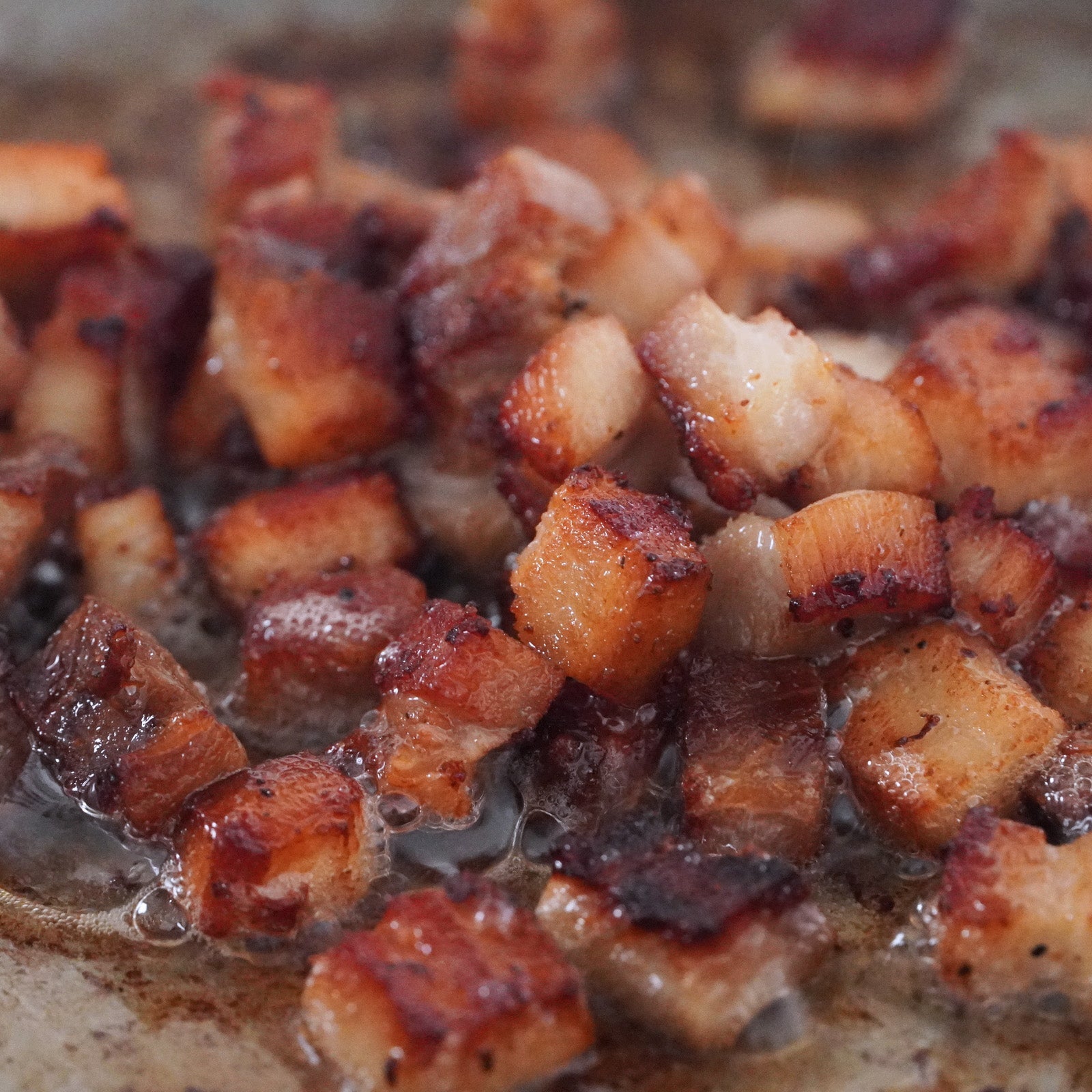 無添加・砂糖不使用 放牧豚 豚バラ ベーコン ビッツ 角切り アメリカンスタイル (200g) ホライズンファームズ