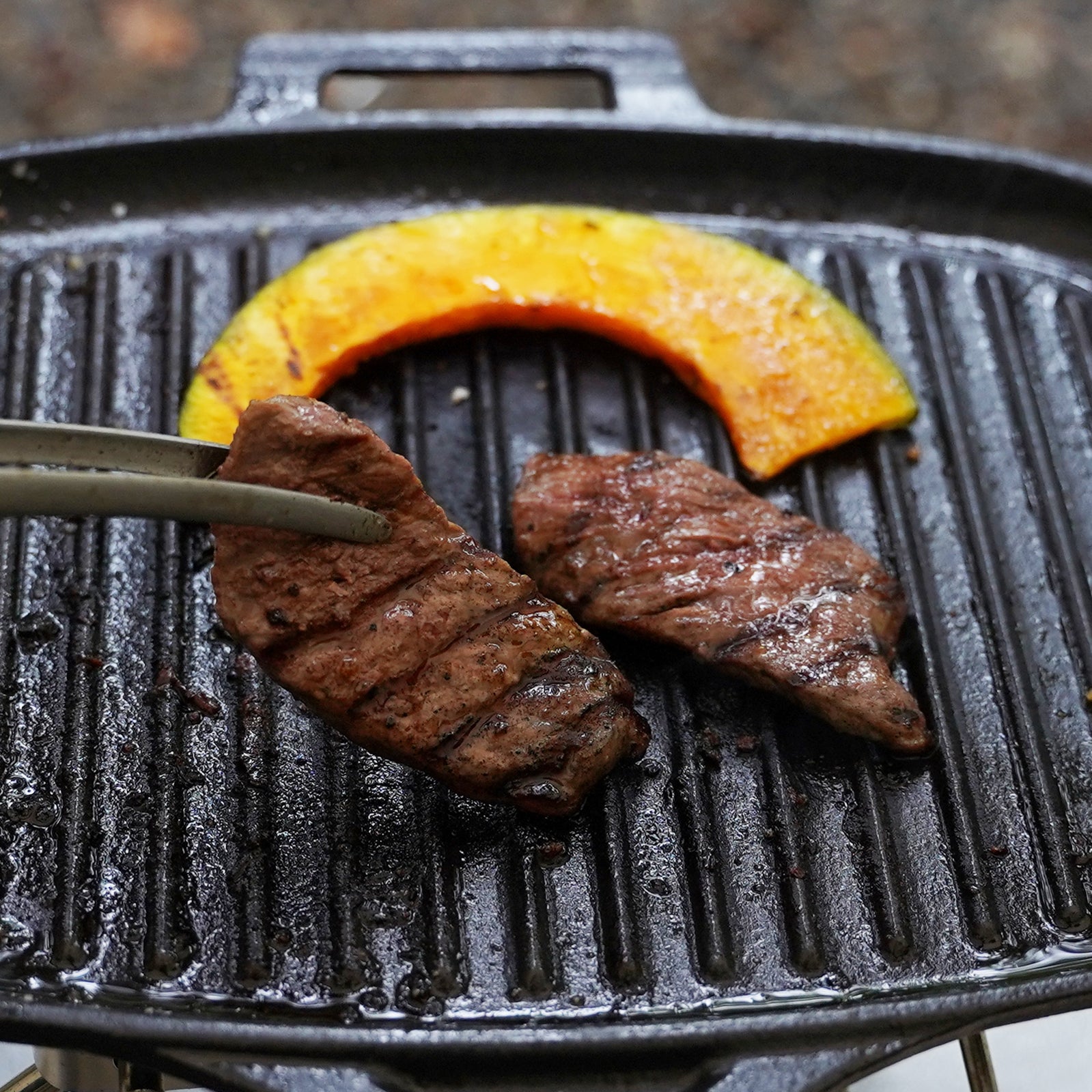 モーガン牧場ビーフ USDA チョイス カルビ 焼肉用 スライス (200g) ホライズンファームズ