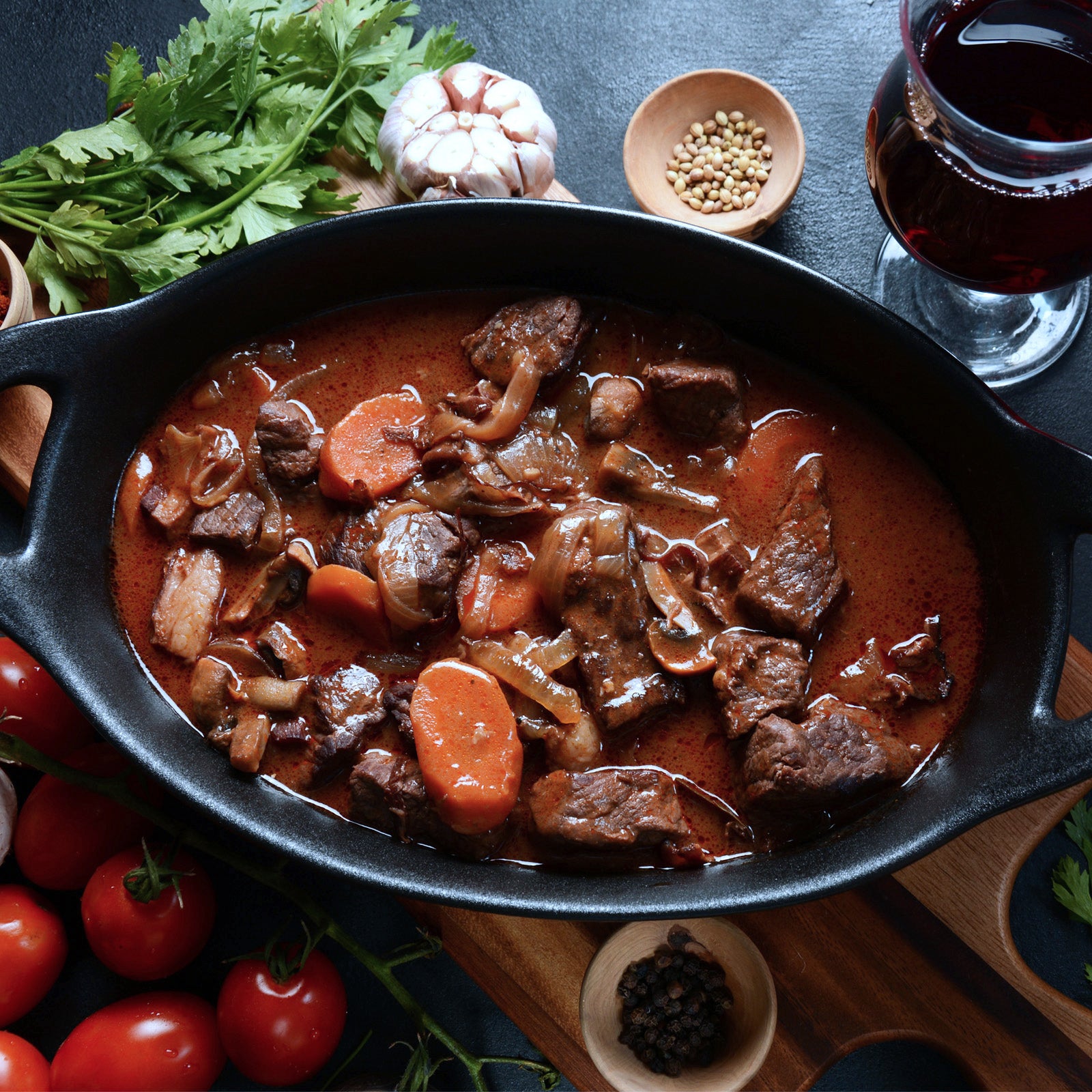 グラスフェッドビーフ プレミアム 牛肉 角切り 煮込み・カレー・シチュー用 牧草牛 (300g) ホライズンファームズ