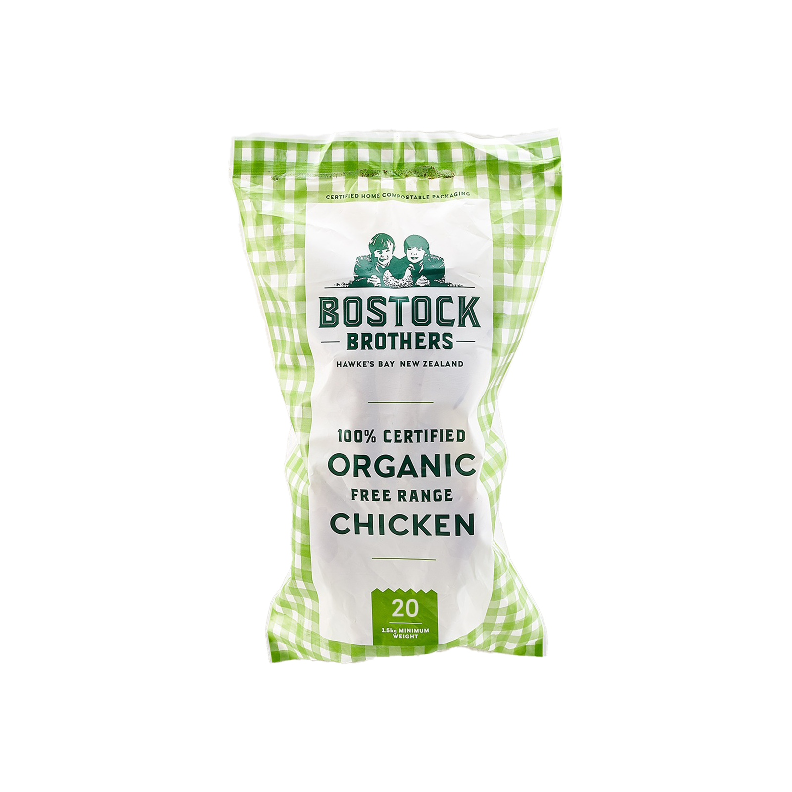 ニュージーランド産 有機 オーガニック チキン 丸鶏 フリーレンジ 放牧 鶏肉 (1.3-1.9kg) ホライズンファームズ
