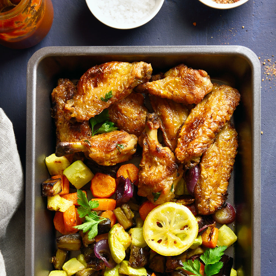 ニュージーランド産 有機 オーガニック チキン 手羽中・手羽元 フリーレンジ 放し飼い 鶏肉 (500g) ホライズンファームズ