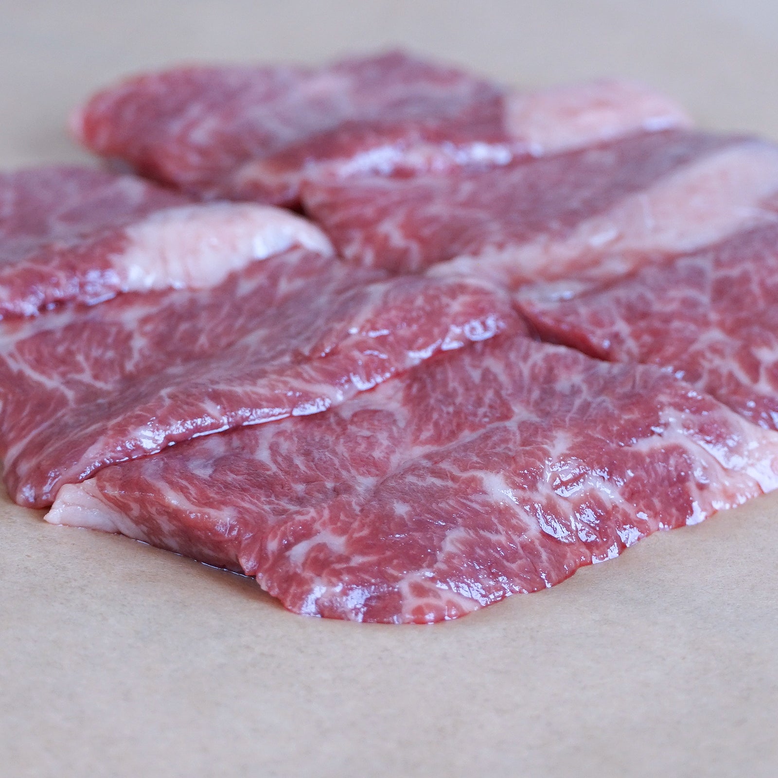 モーガン牧場ビーフ 肩ロース スライス 焼肉用 牛肉 (100g)