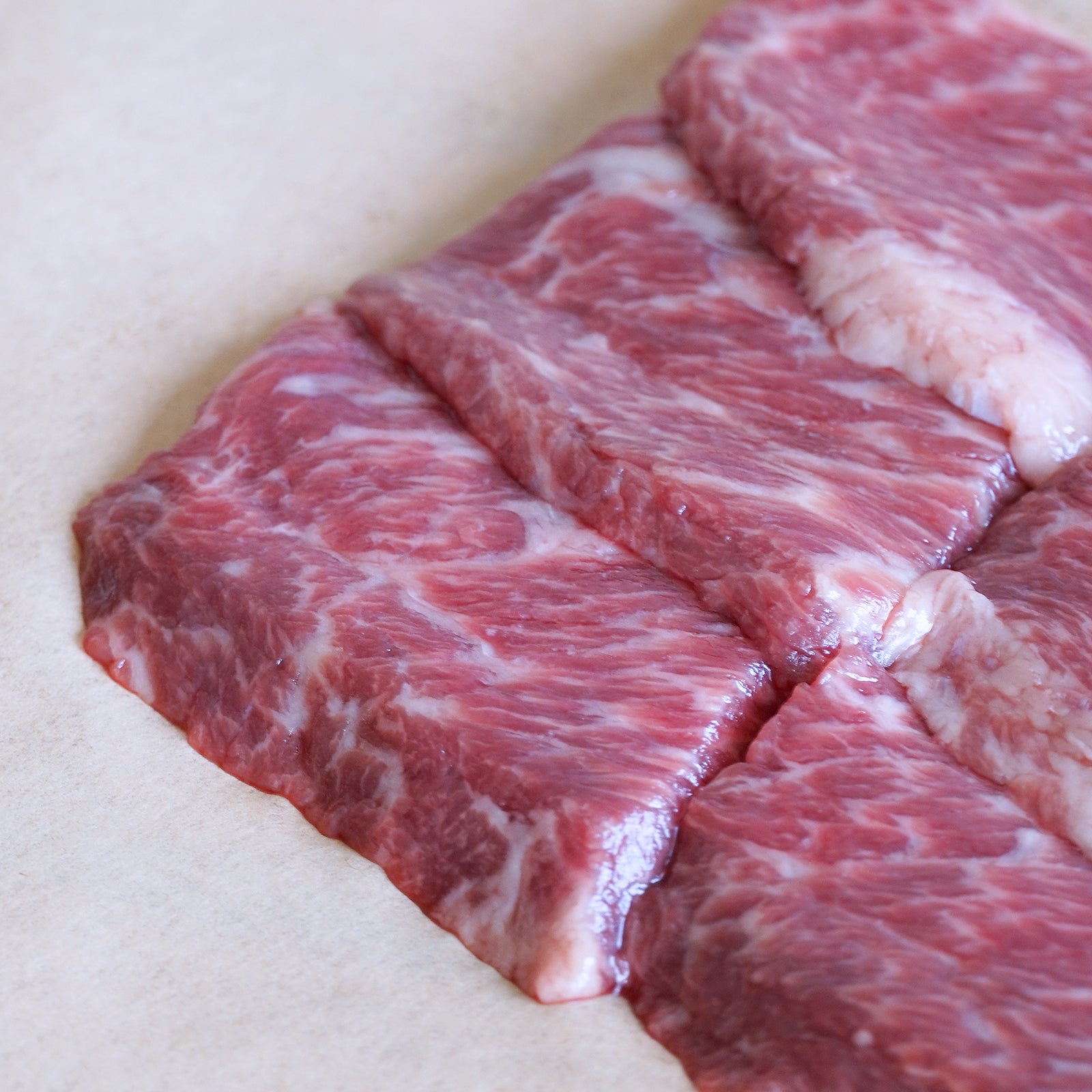モーガン牧場ビーフ 肩ロース スライス 焼肉用 牛肉 (100g)