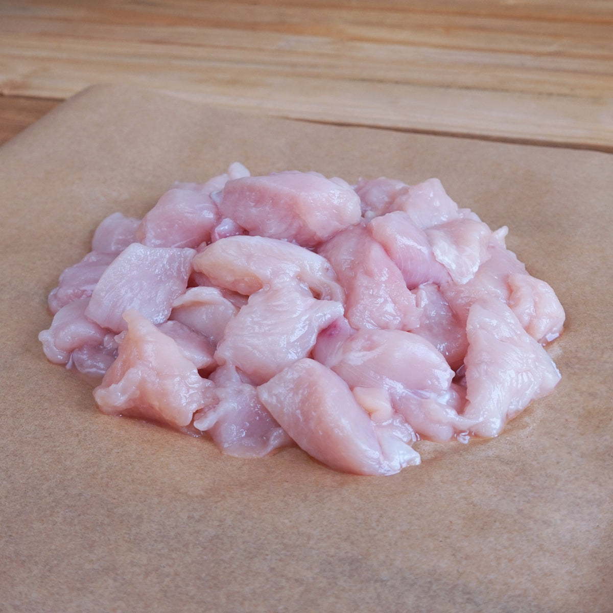 ニュージーランド産 有機 オーガニック チキン むね肉 胸肉 角切り フリーレンジ 放し飼い 鶏肉 (500g) ホライズンファームズ