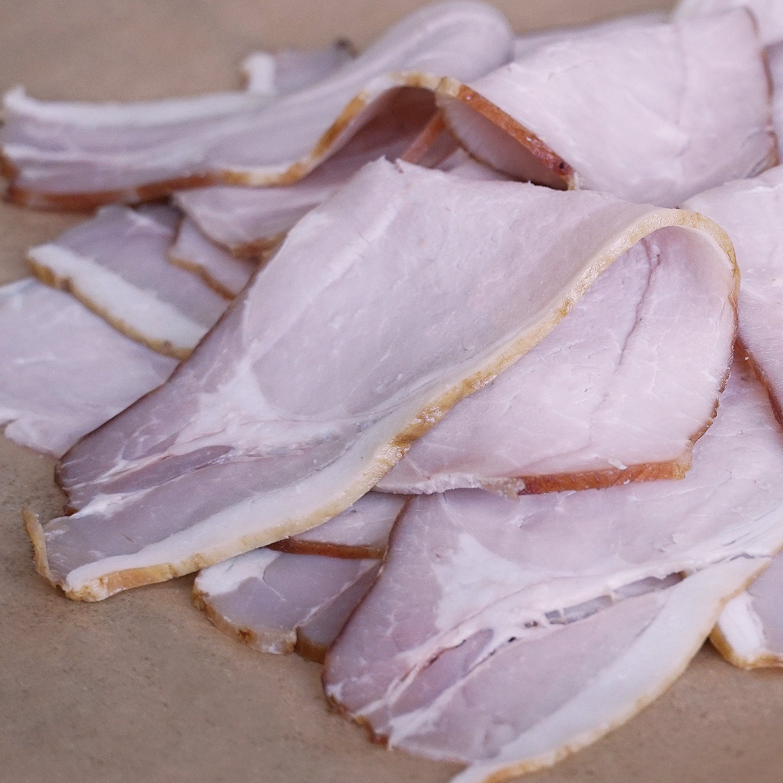無添加 香辛料不使用 砂糖不使用 放牧豚 スモーク カナダ風  ロース ベーコン スライス (200g) ホライズンファームズ