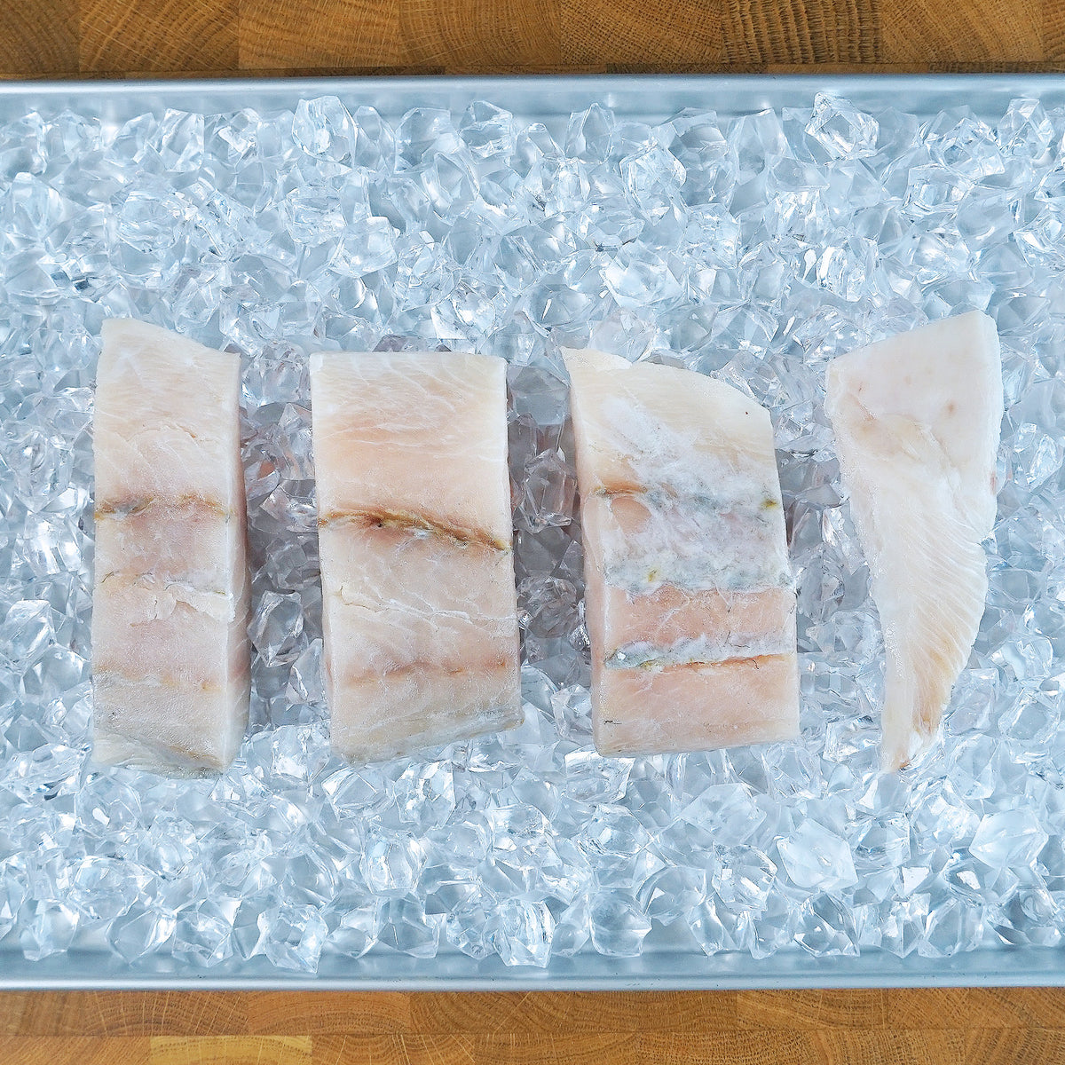 塩水養殖 白身魚 バラマンディ ミナミアカメ 切身 皮無し オーストラリア産 (450g) ホライズンファームズ