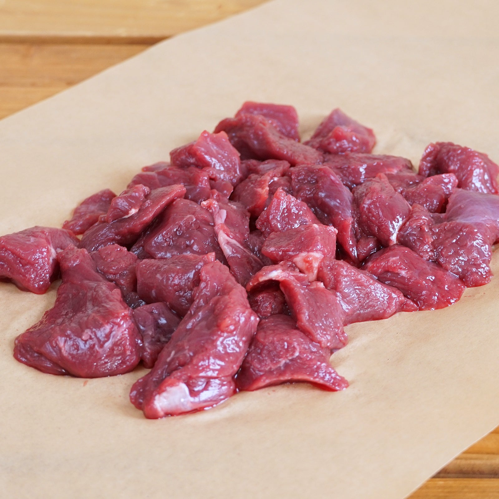ジビエ 野生 高品質 赤身 低脂肪 カンガルー肉 レッグ シチューカット オーストラリア産 (200g) ホライズンファームズ