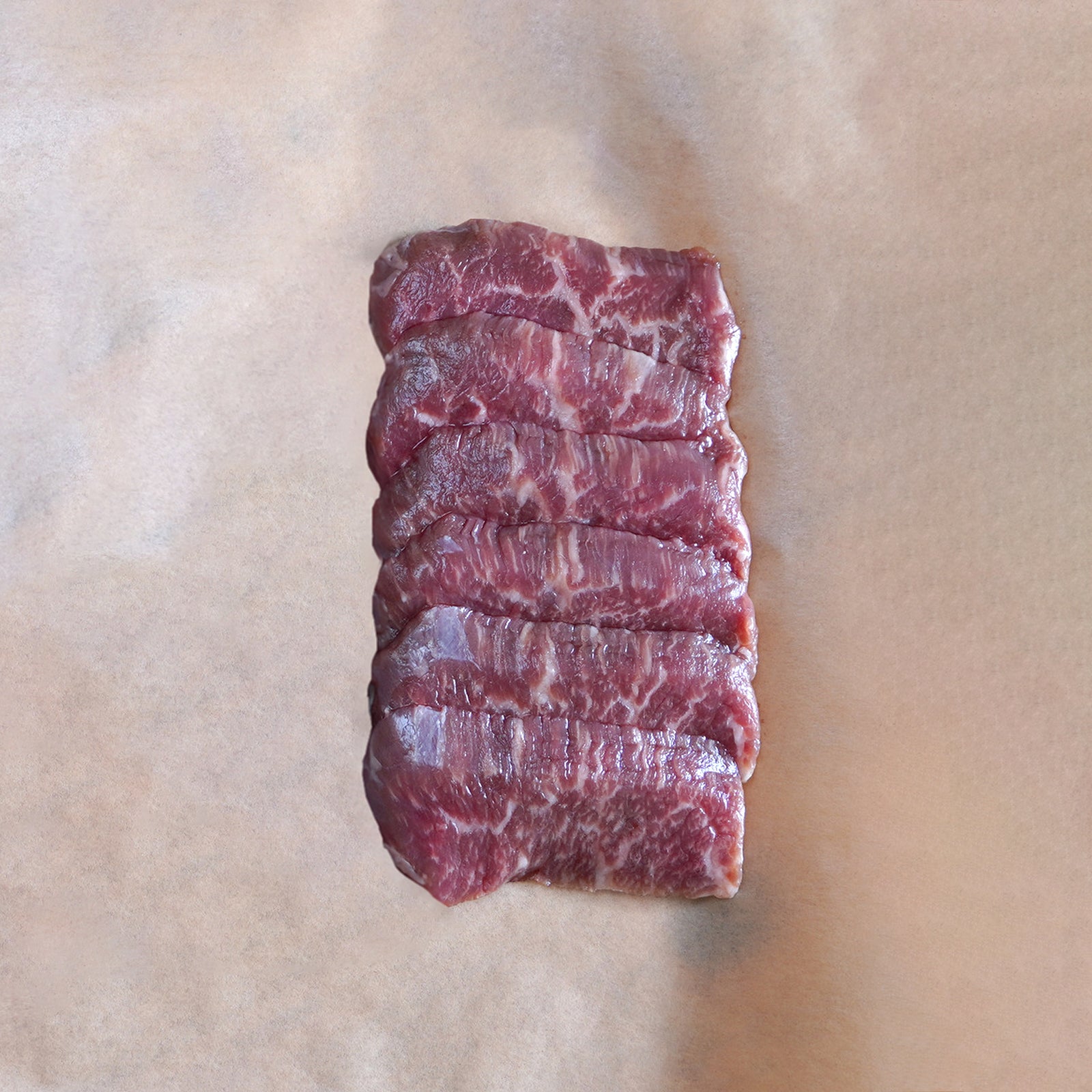 モーガン牧場ビーフ カルビ 焼肉用 スライス 牛肉 (100g) ホライズンファームズ