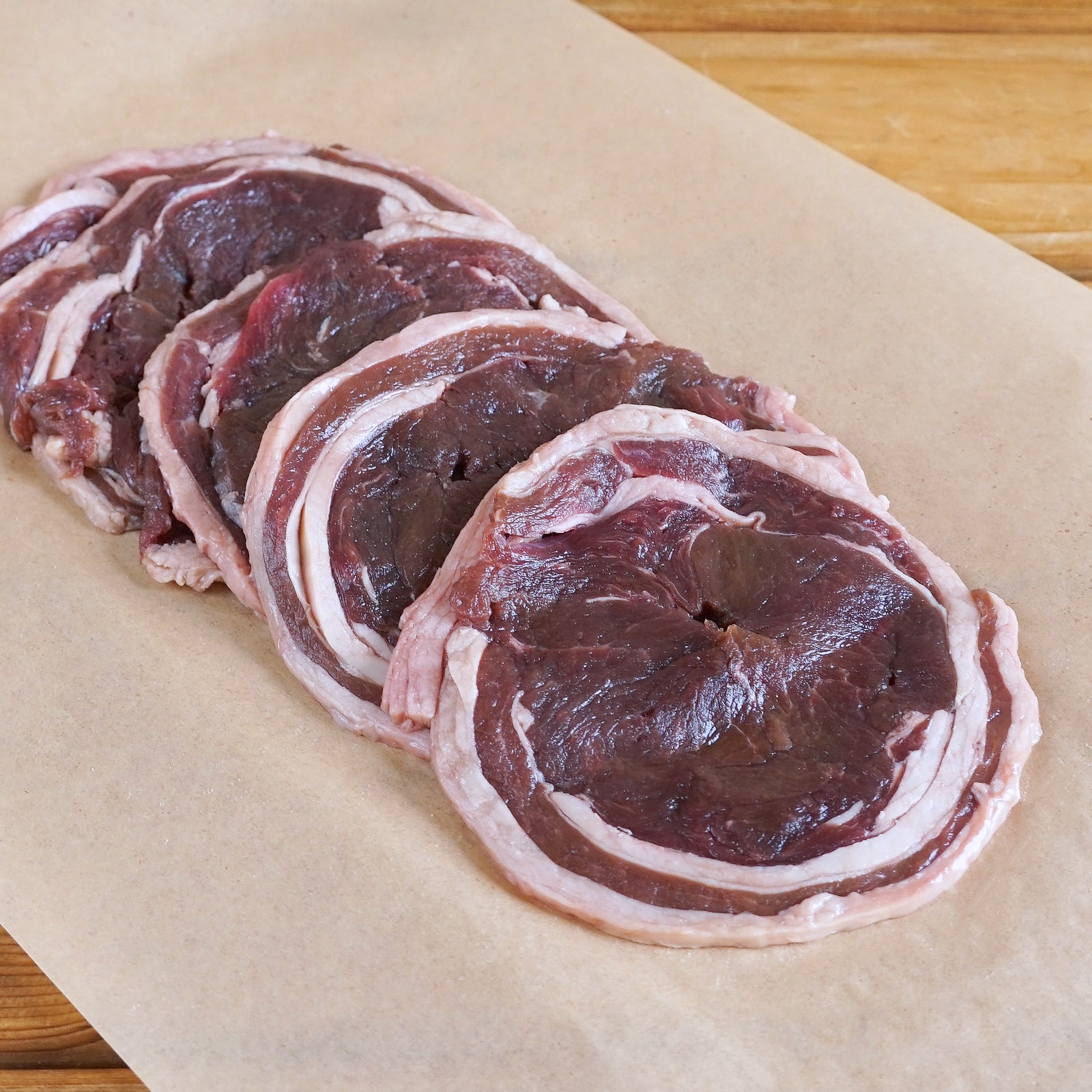ジビエ 野生 鹿肉 ベニソン エゾシカ ウデ バラ ロール スライス 北海道産 (200g) ホライズンファームズ