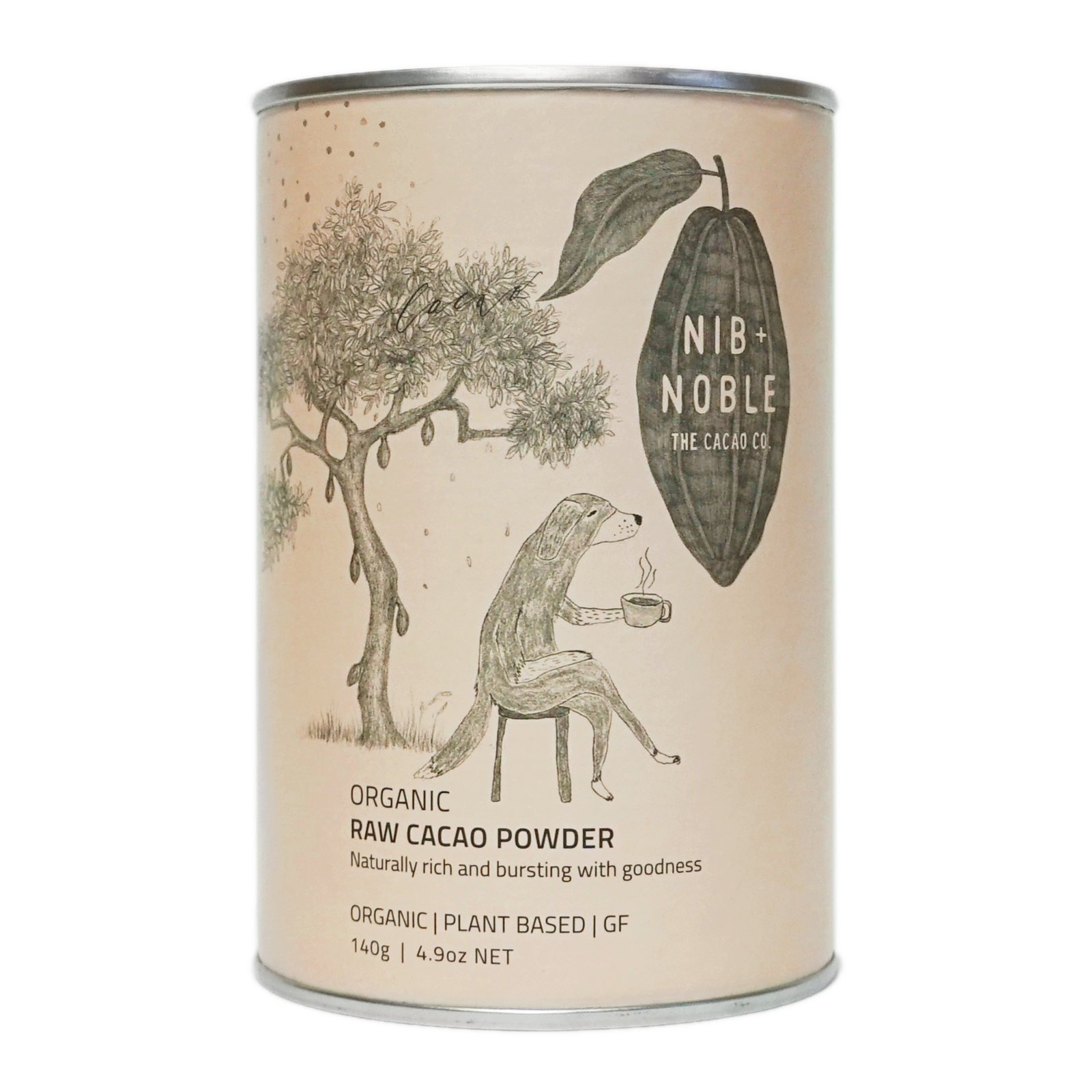 オーガニック 無添加 フェアトレード 100% 生カカオ パウダー オーストラリア産 (140g) ホライズンファームズ