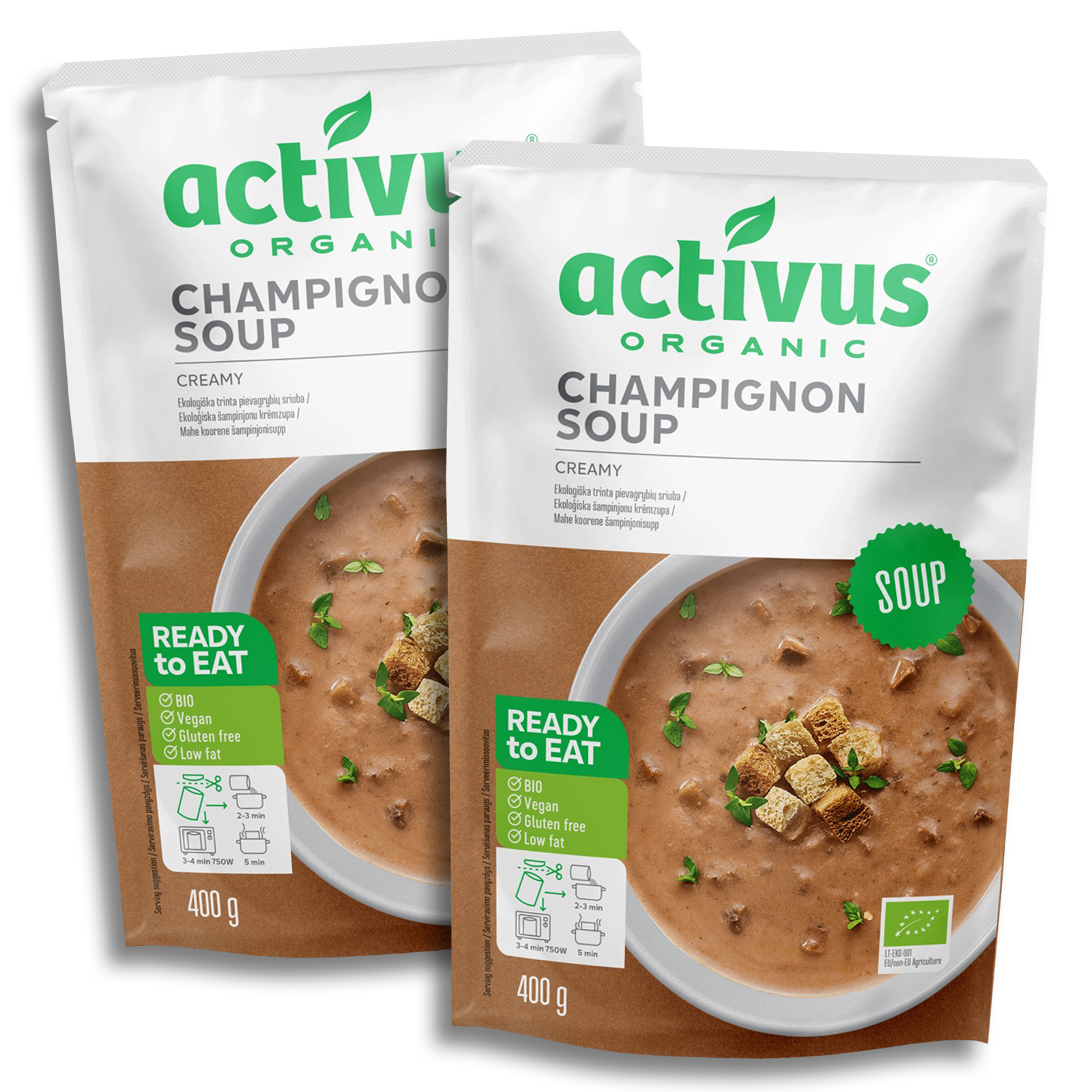 有機 JAS オーガニック マッシュルーム スープ リトアニア産 (800g) ホライズンファームズ