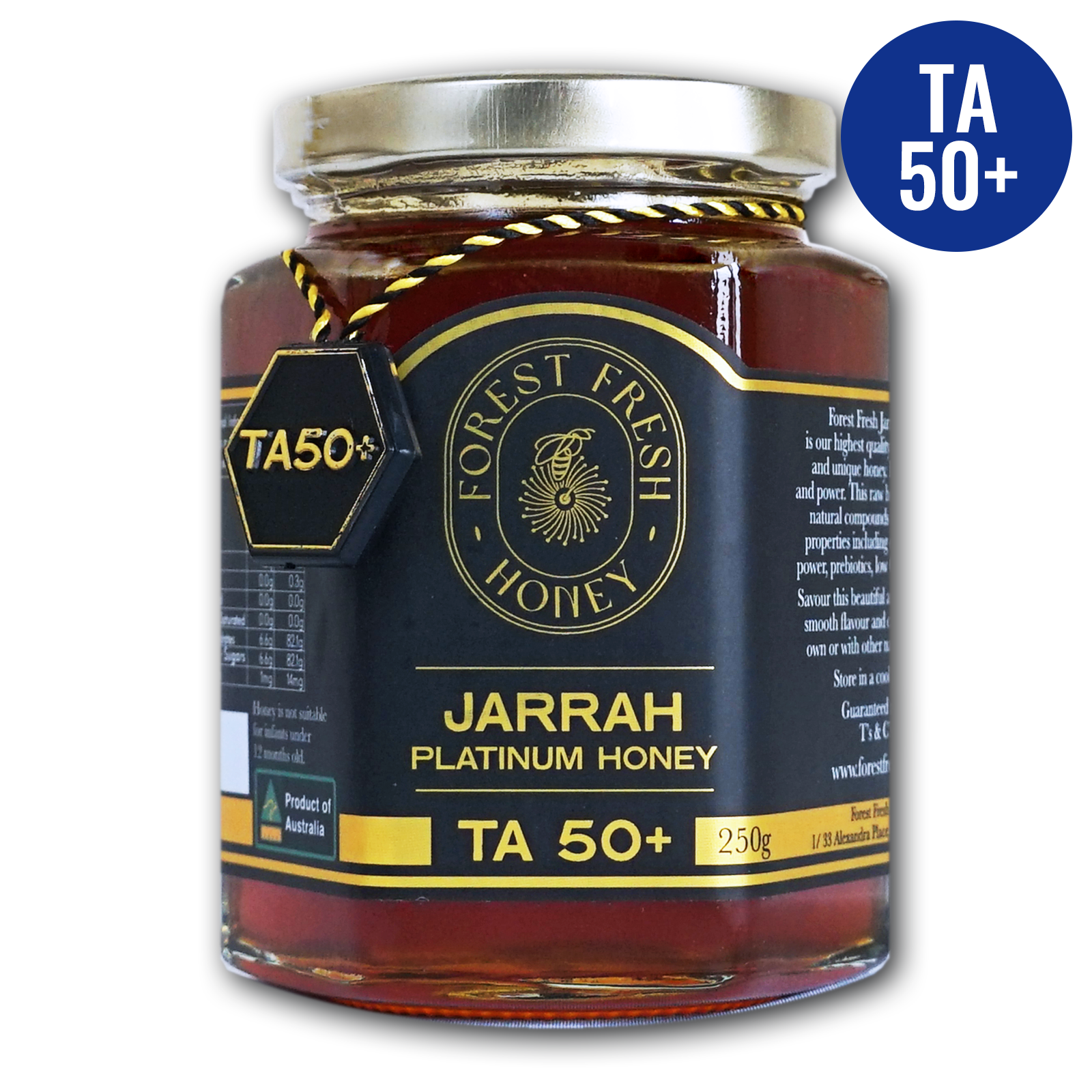 天然 無添加 高品質 生はちみつ ジャラ ハニー TA 50+ オーストラリア産 (250g) ホライズンファームズ