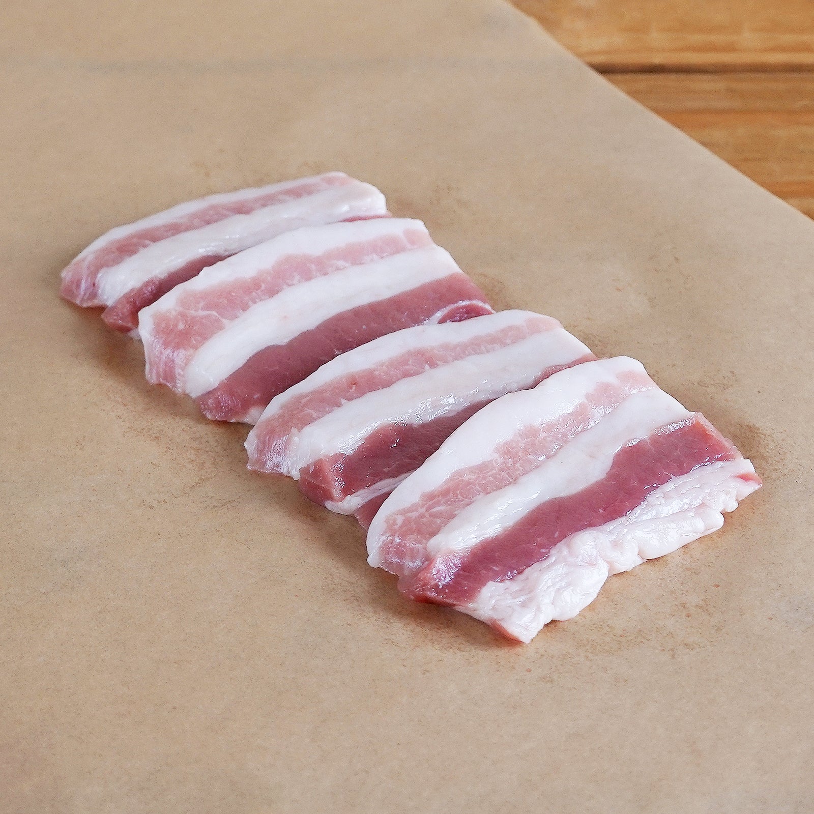 放牧 黒豚 放牧豚 豚バラ 厚切り スライス 焼肉用 (100g) - ホライズン