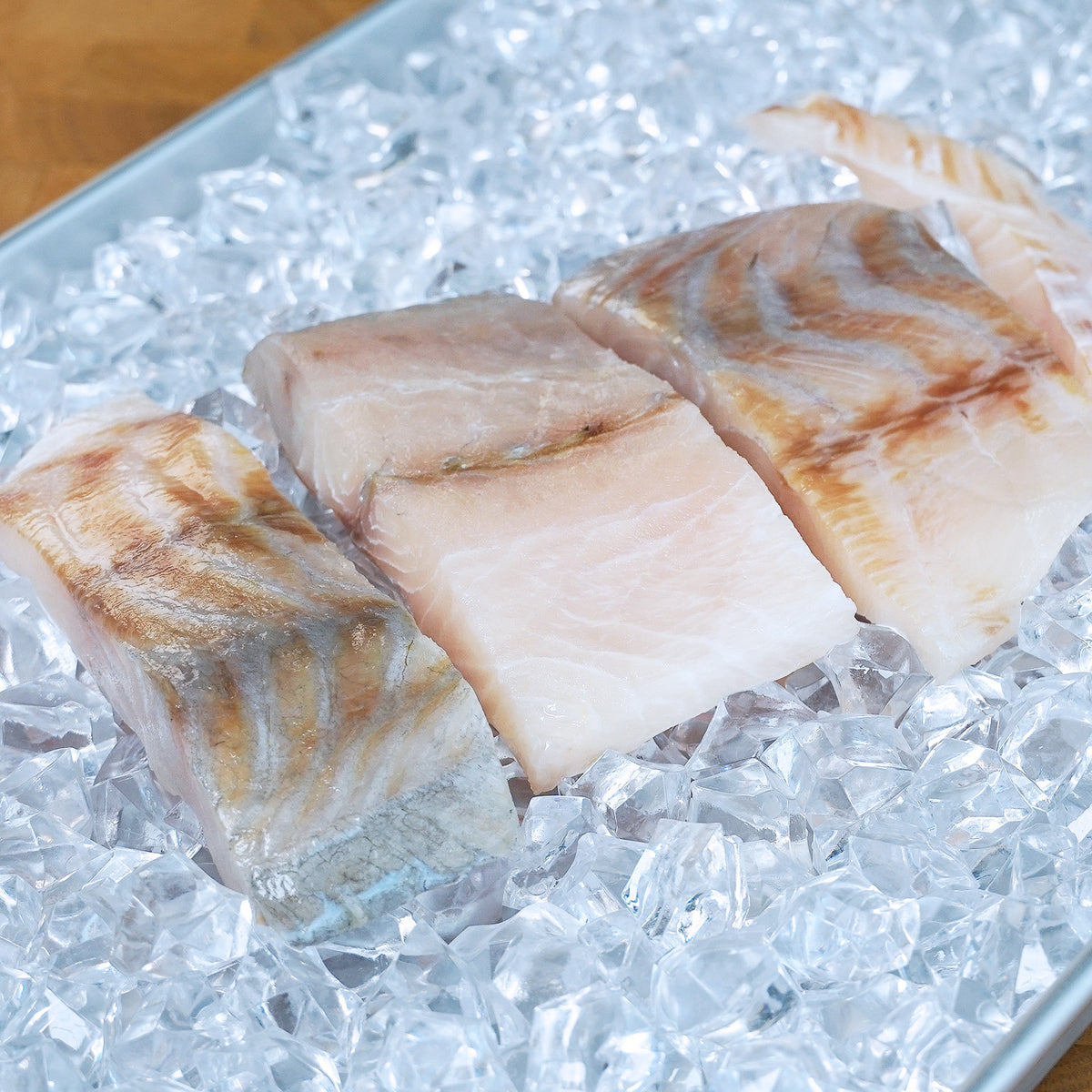 塩水養殖 白身魚 バラマンディ ミナミアカメ 切身 皮無し オーストラリア産 (450g) ホライズンファームズ