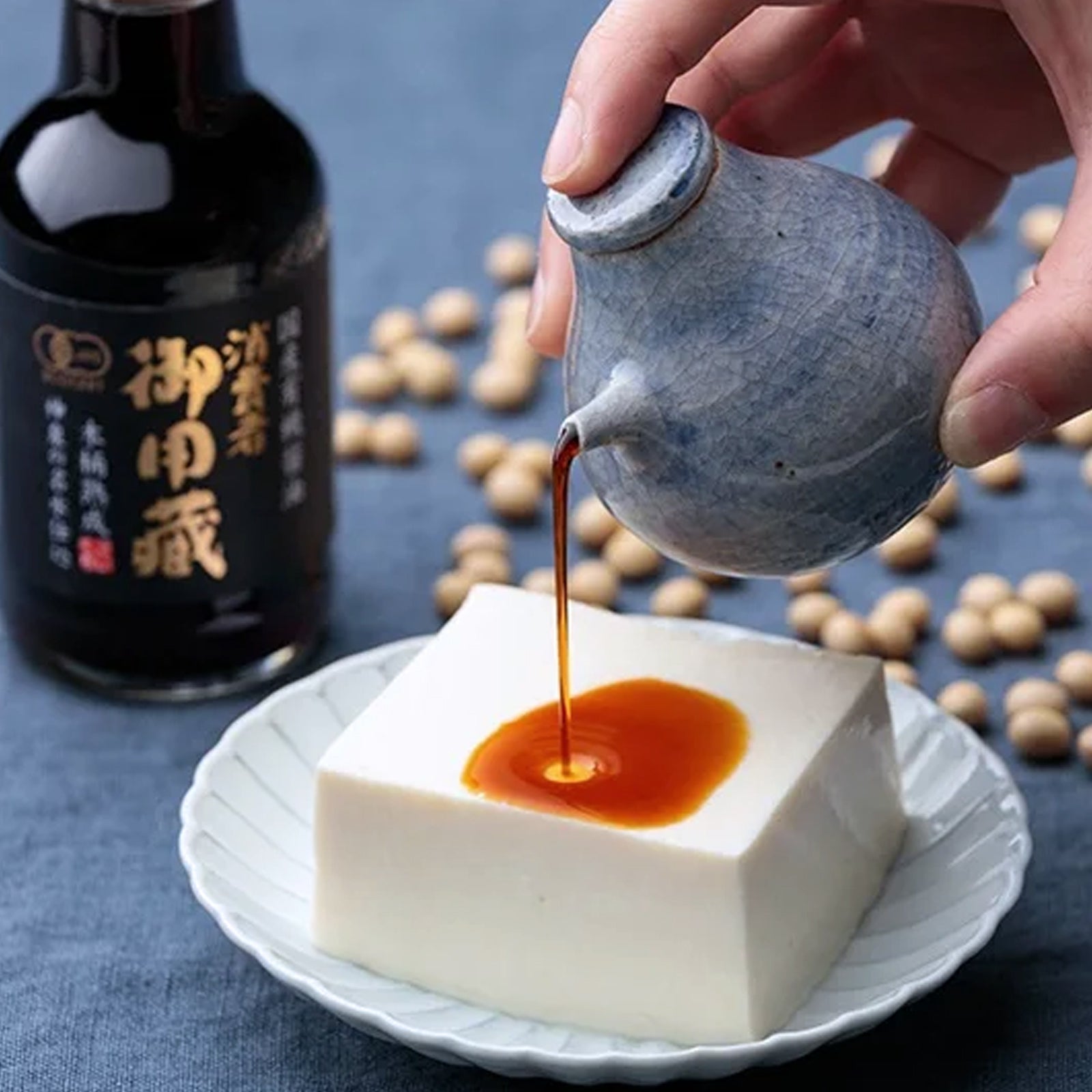 有機 JAS オーガニック 無添加 濃口 醤油 名水仕込み 木桶熟成 国産 (500ml) ホライズンファームズ