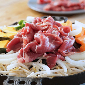 ニュージーランド産 ラム肉 ラムショルダー 肩肉 薄切り スライス (300g) ホライズンファームズ