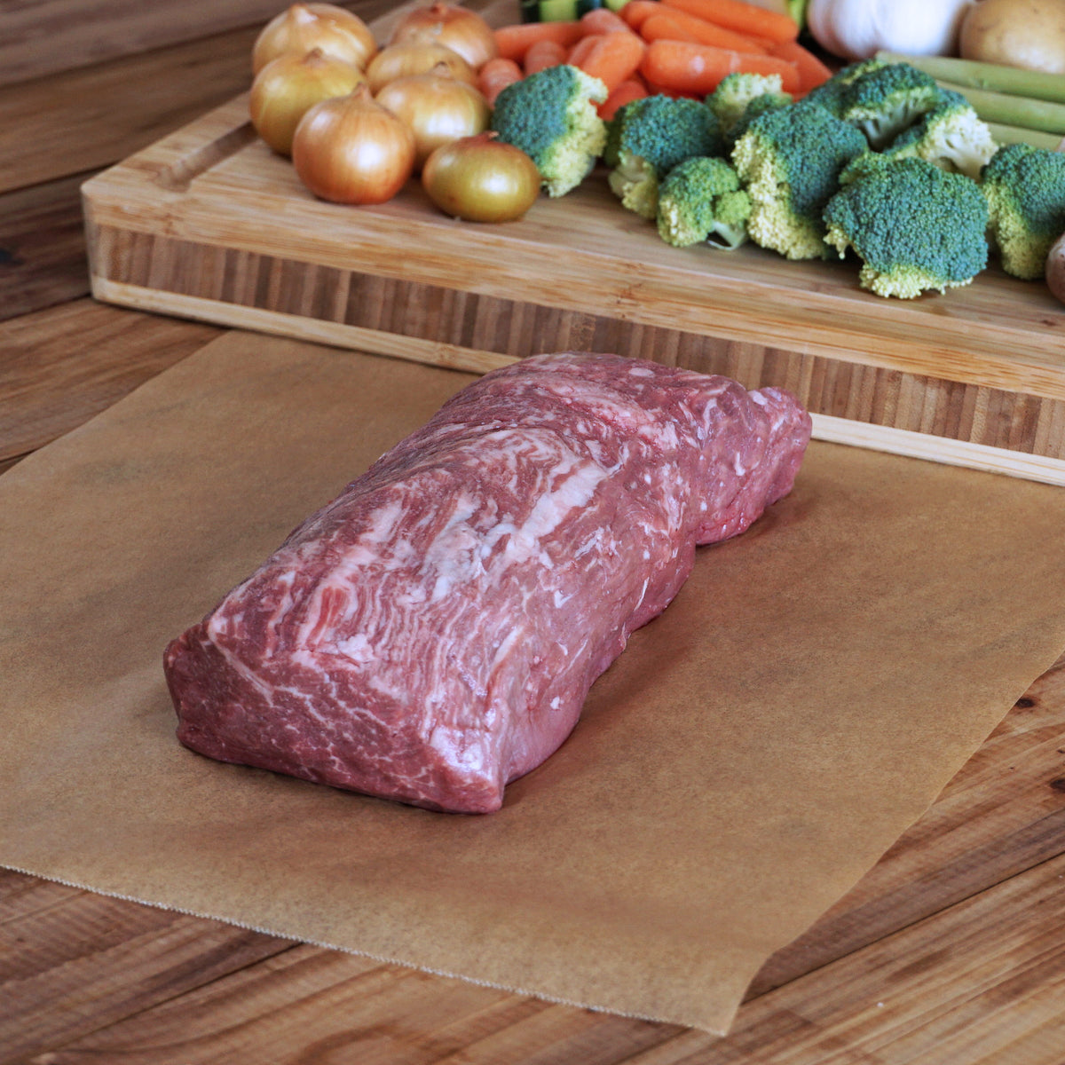 モーガン牧場ビーフ USDA プライム ヒレ ブロック グレインフェッド 塊肉 ロースト  (1kg) ホライズンファームズ