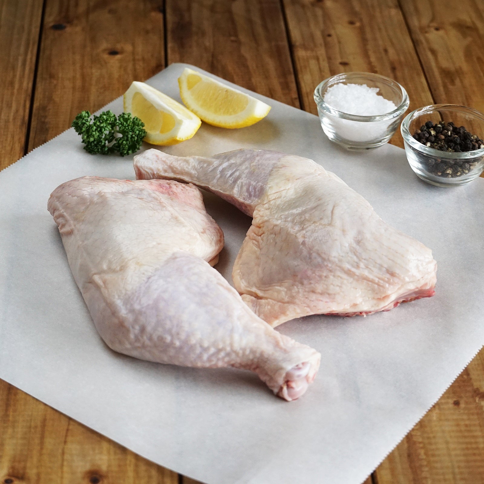 有機 JAS オーガニック チキン 骨付きもも肉 フリーレンジ 放牧 鶏肉 ニュージーランド産 (500g) ホライズンファームズ