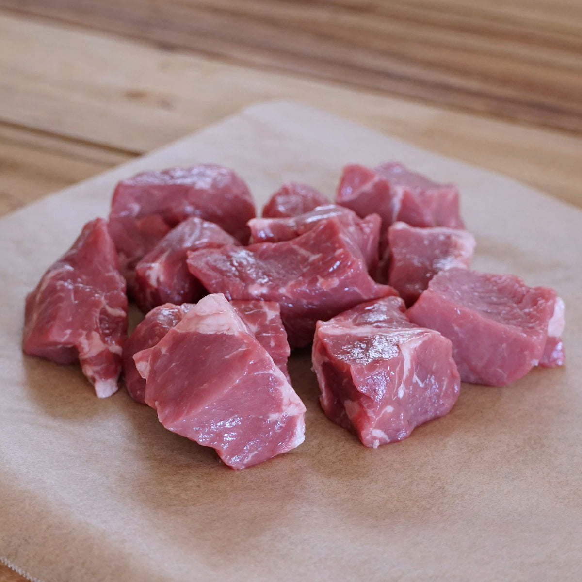グラスフェッドビーフ 牛肉 柔らかい サイコロ ステーキ 切り落とし 牧草牛 (250g) ホライズンファームズ