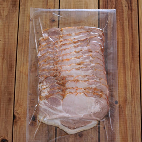 無添加・砂糖不使用 放牧豚 スモーク カナダ風 ベーコン スライス (200g) ホライズンファームズ