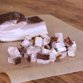 無添加・砂糖不使用 放牧豚 豚バラ ベーコン ブロック 塊 (200g) ホライズンファームズ