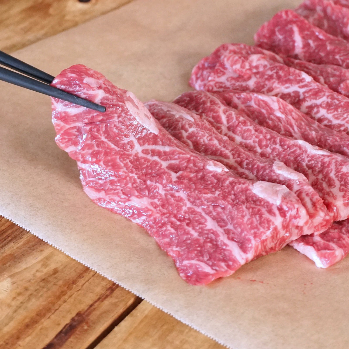 グレインフェッドビーフ 上カルビ 焼肉用 スライス (300g) ホライズンファームズ