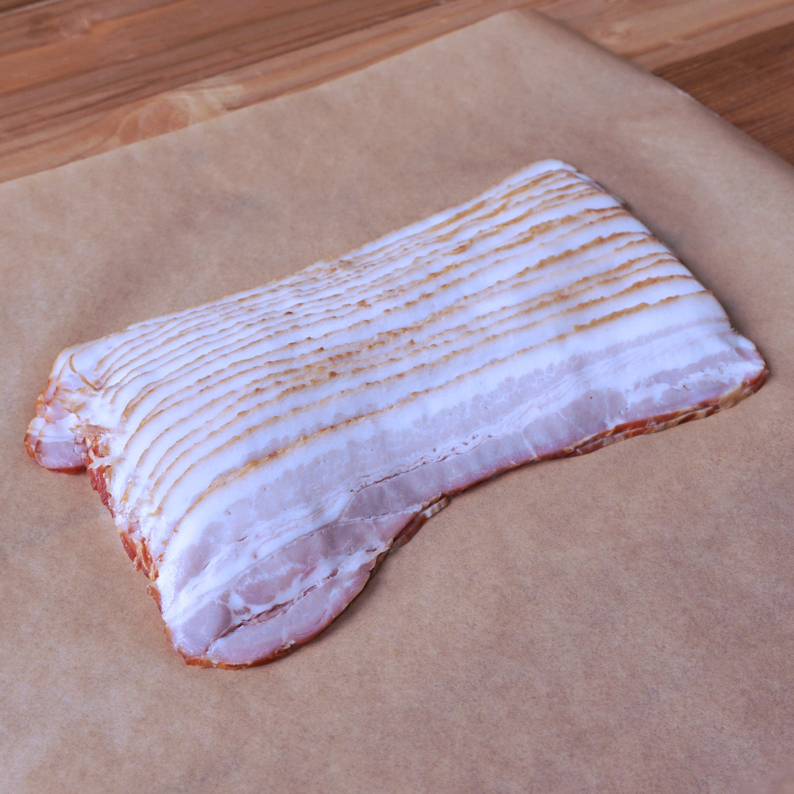 無添加 香辛料不使用 砂糖不使用 放牧豚 豚バラ スモーク アメリカンスタイル ベーコン スライス (200g) ホライズンファームズ