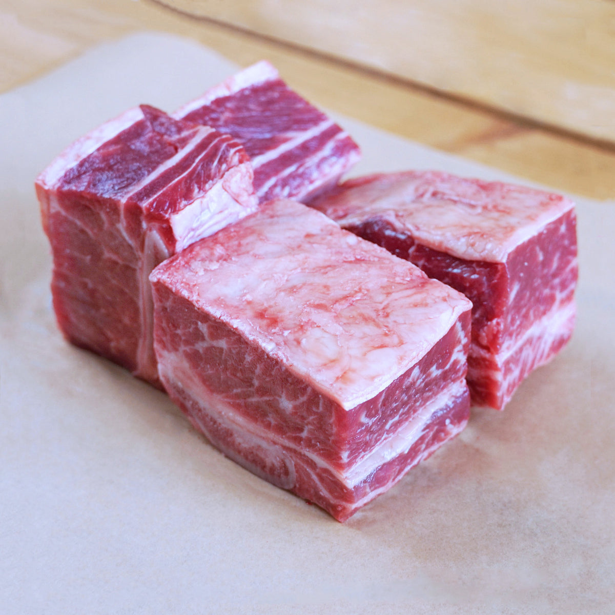 グラスフェッドビーフ プレミアム 牛肉 ショートリブ 骨付き オーストラリア産 牧草牛 (500g) ホライズンファームズ
