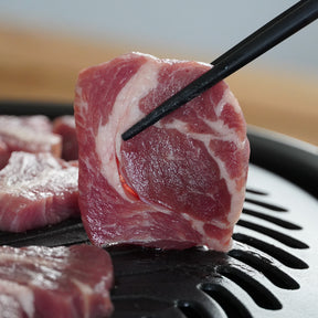 ニュージーランド産  ラム肉 ラムショルダー 焼肉用 厚切り スライス (300g) ホライズンファームズ