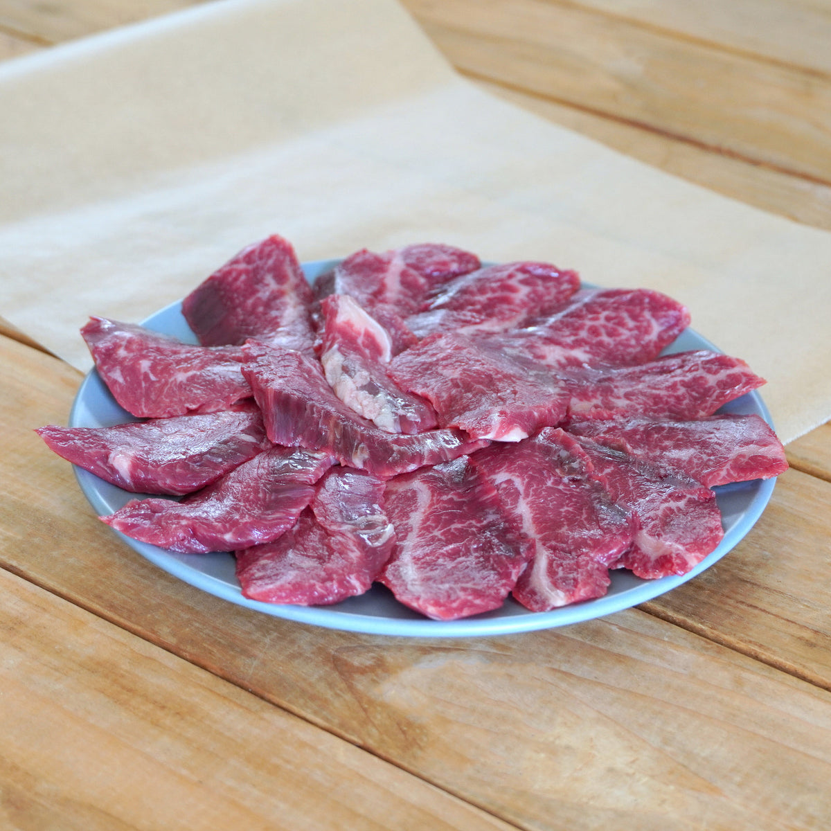 放牧 和牛 牛バラ カルビ 焼肉用 スライス 牛肉 国産 遺伝子組換え不使用 (300g) ホライズンファームズ