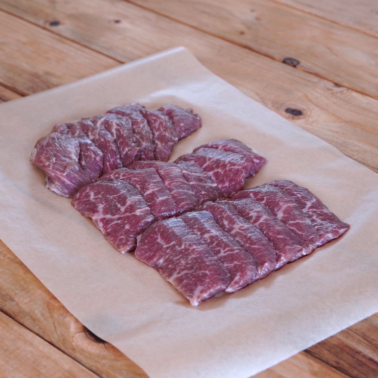 モーガン牧場ビーフ USDA チョイス カルビ 焼肉用 スライス (200g) ホライズンファームズ