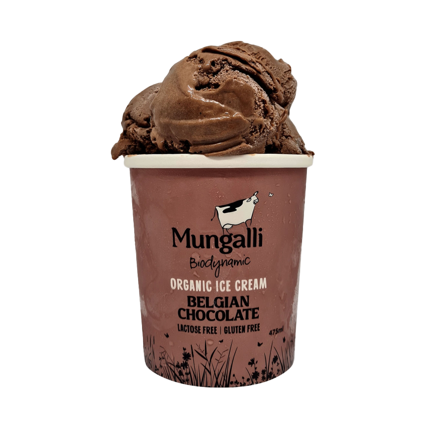 有機 JAS オーガニック ナチュラル アイスクリーム ベルギー チョコレート オーストラリア産 (475-1000ml) ホライズンファームズ